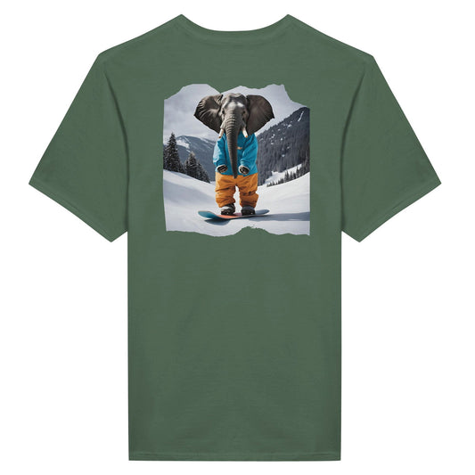 Powder Play Elephant | T-Shirt Unisex - Tshirt-Fabriek.nl