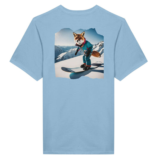 Powder Play Fox | T-Shirt Unisex - Tshirt-Fabriek.nl