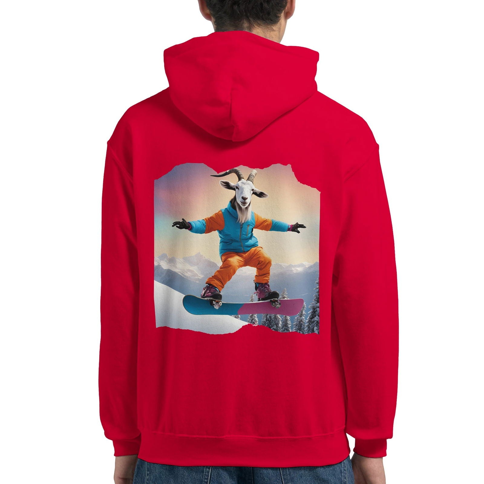 Powder Play Goat | Hoodie Unisex - Tshirt-Fabriek.nl