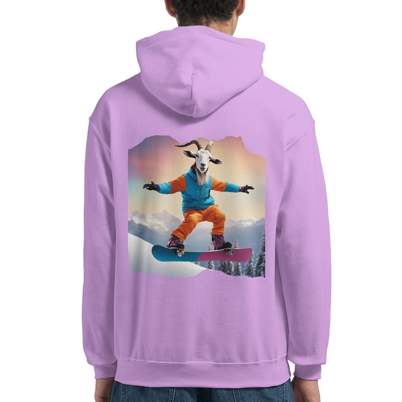 Powder Play Goat | Hoodie Unisex - Tshirt-Fabriek.nl