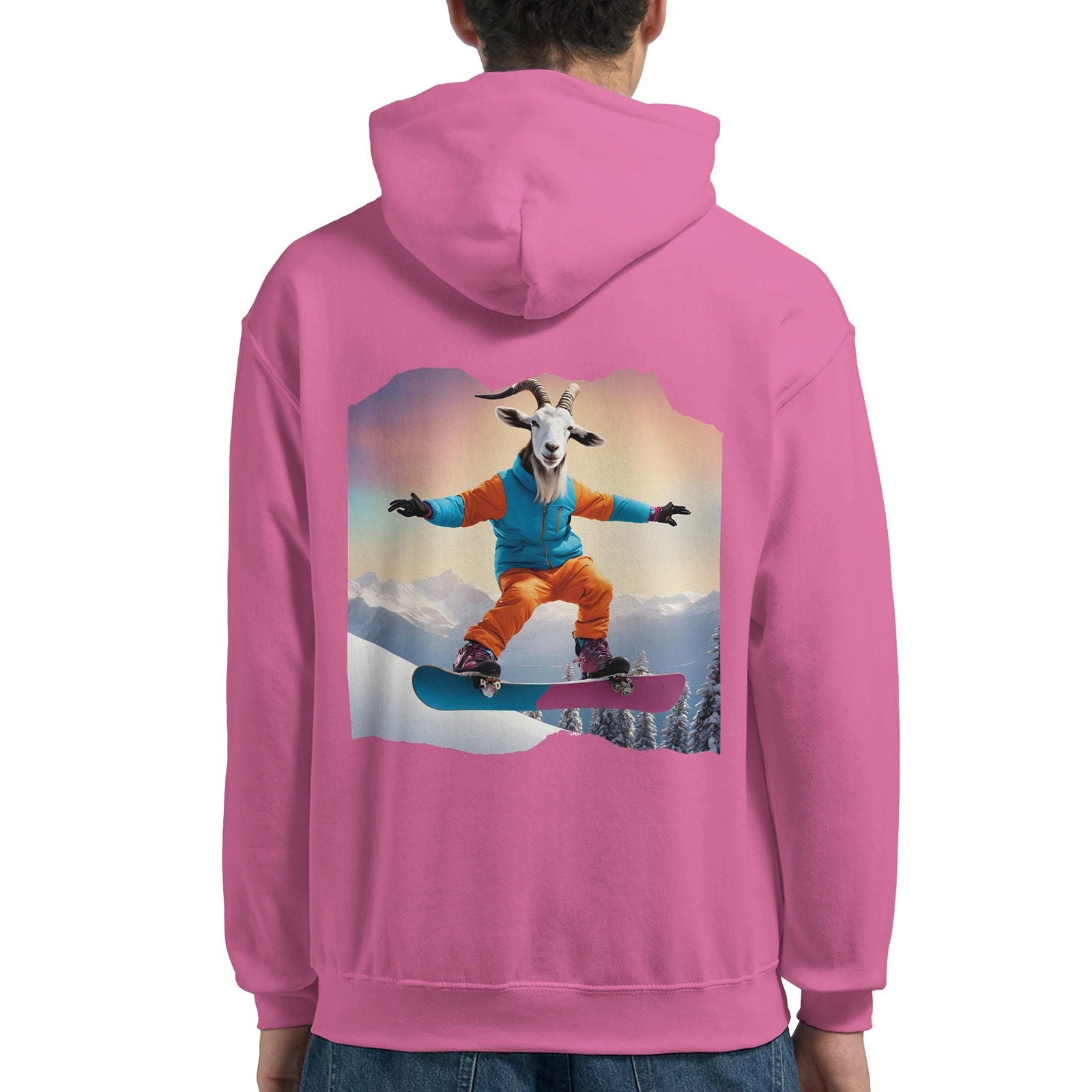 Powder Play Goat | Hoodie Unisex - Tshirt-Fabriek.nl