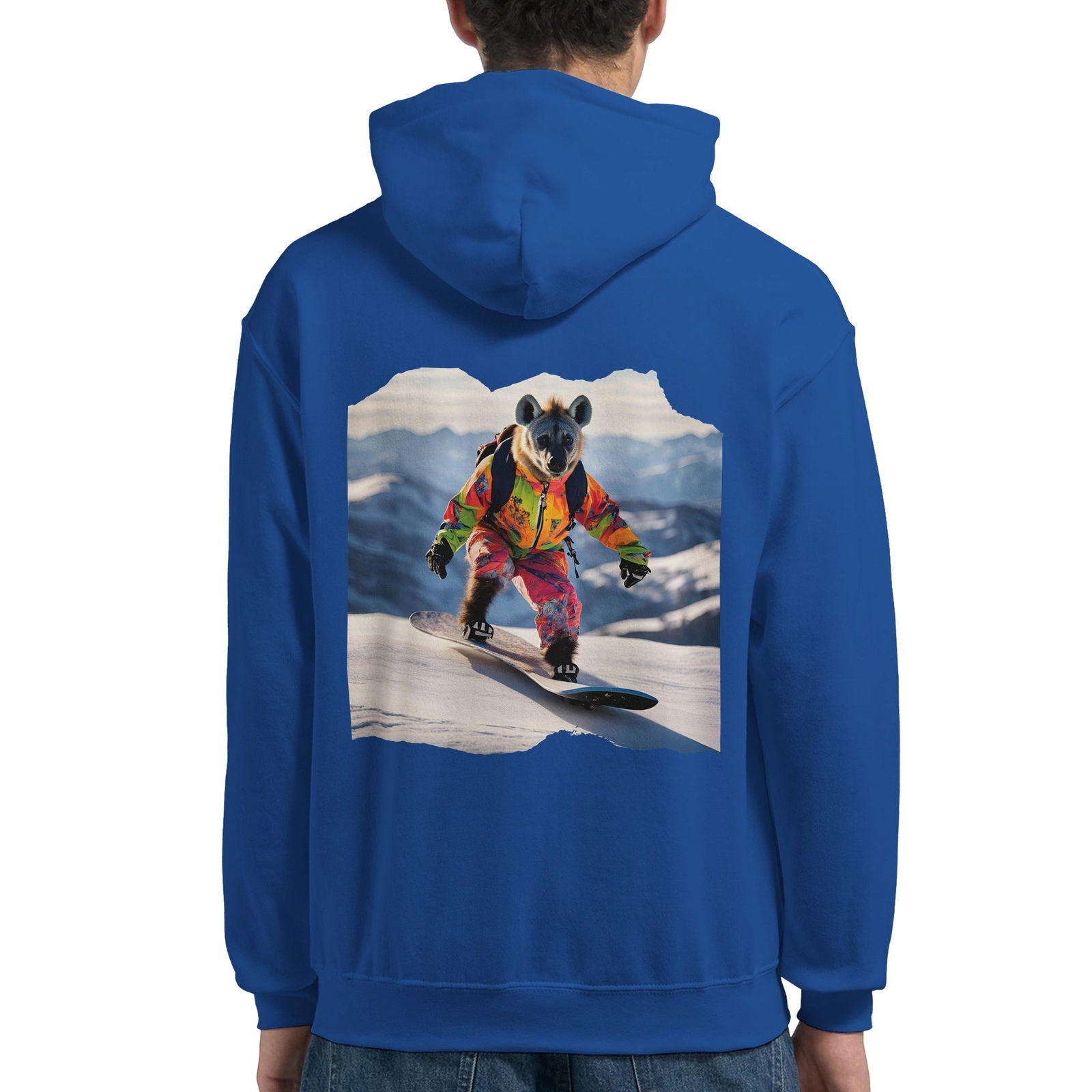 Powder Play Hyena | Hoodie Unisex - Tshirt-Fabriek.nl