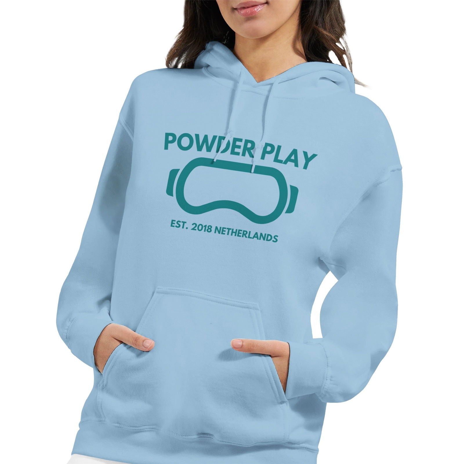 Powder Play Hyena | Hoodie Unisex - Tshirt-Fabriek.nl