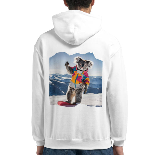 Powder Play Koala | Hoodie Unisex - Tshirt-Fabriek.nl