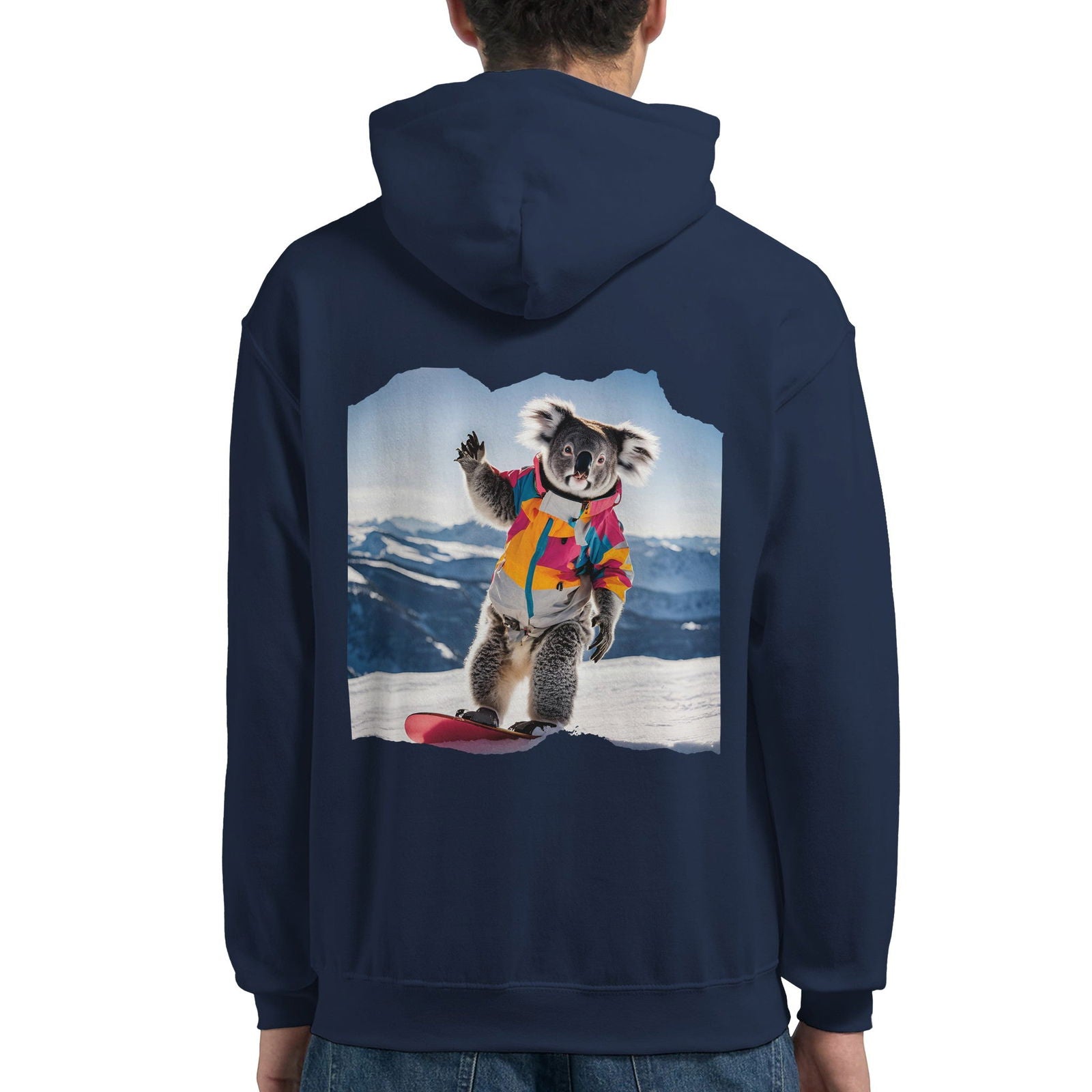 Powder Play Koala | Hoodie Unisex - Tshirt-Fabriek.nl