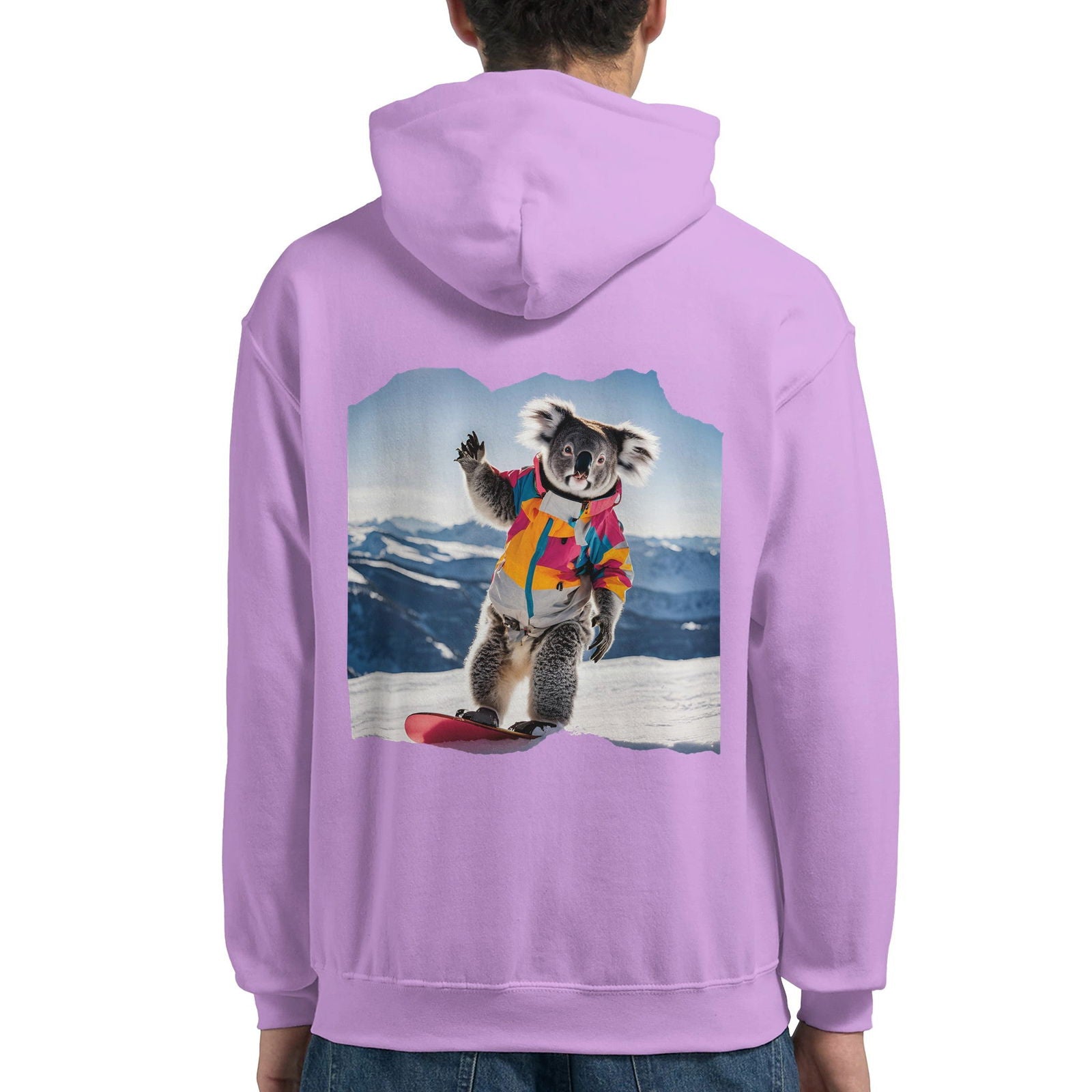 Powder Play Koala | Hoodie Unisex - Tshirt-Fabriek.nl