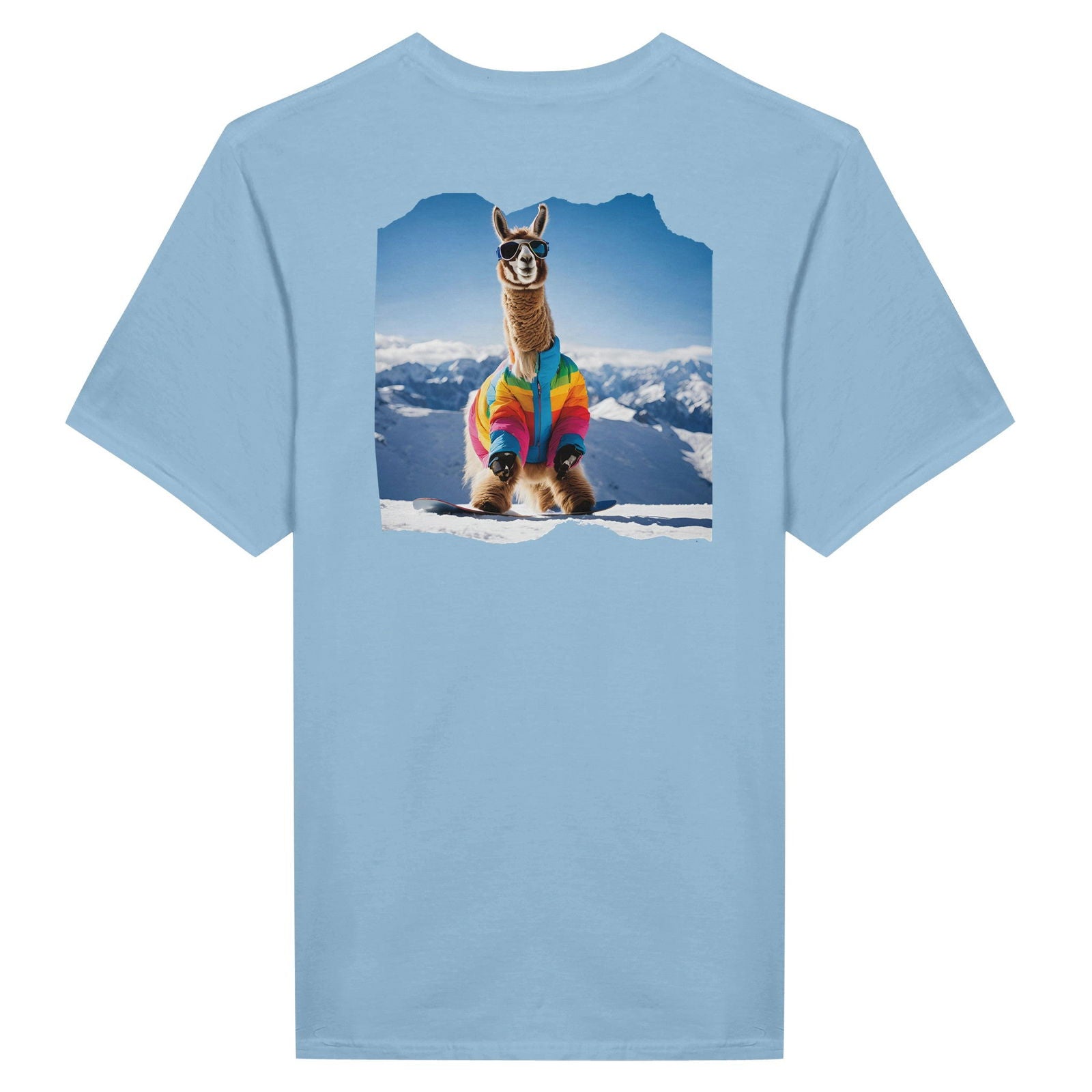 Powder Play Lama | T-Shirt Unisex - Tshirt-Fabriek.nl