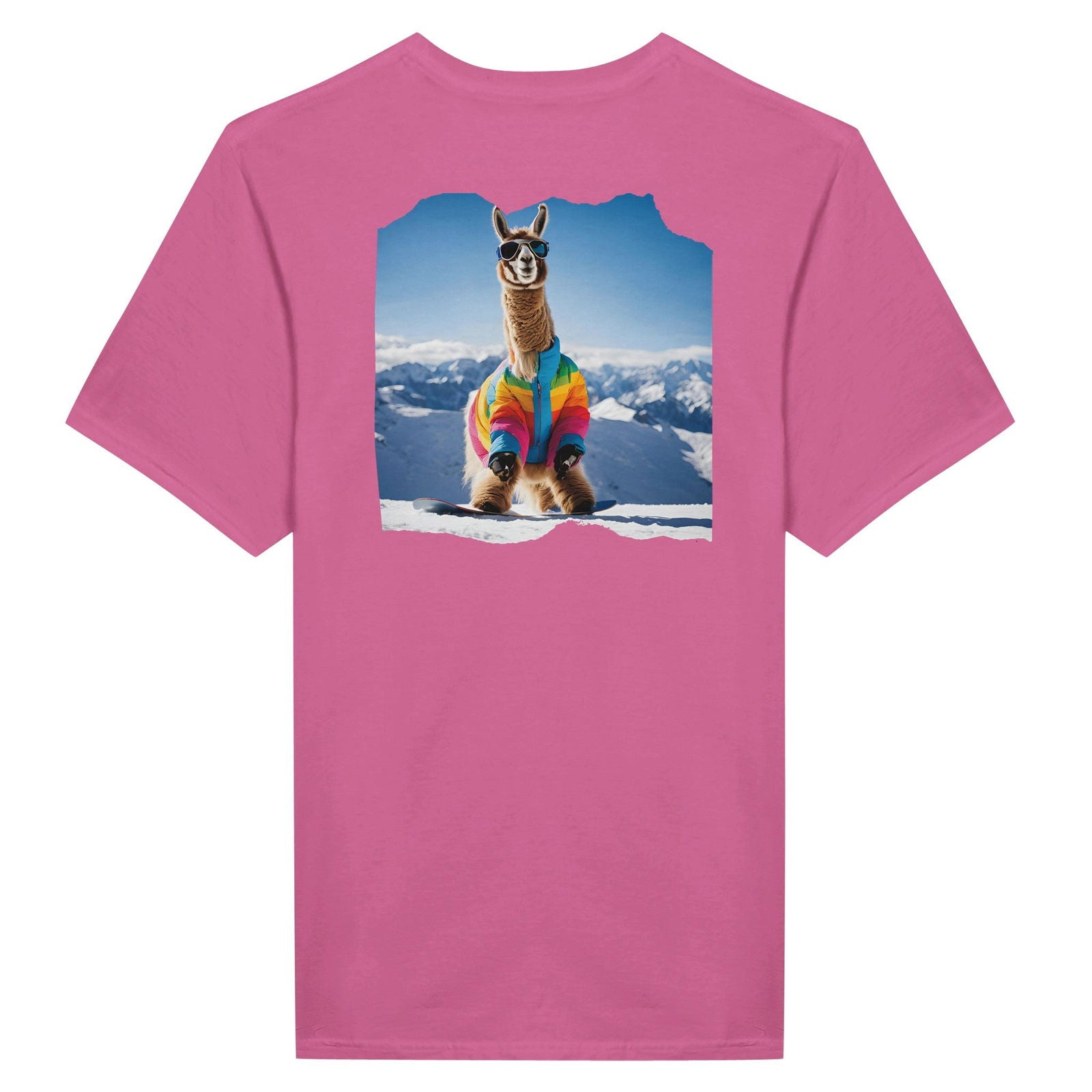 Powder Play Lama | T-Shirt Unisex - Tshirt-Fabriek.nl