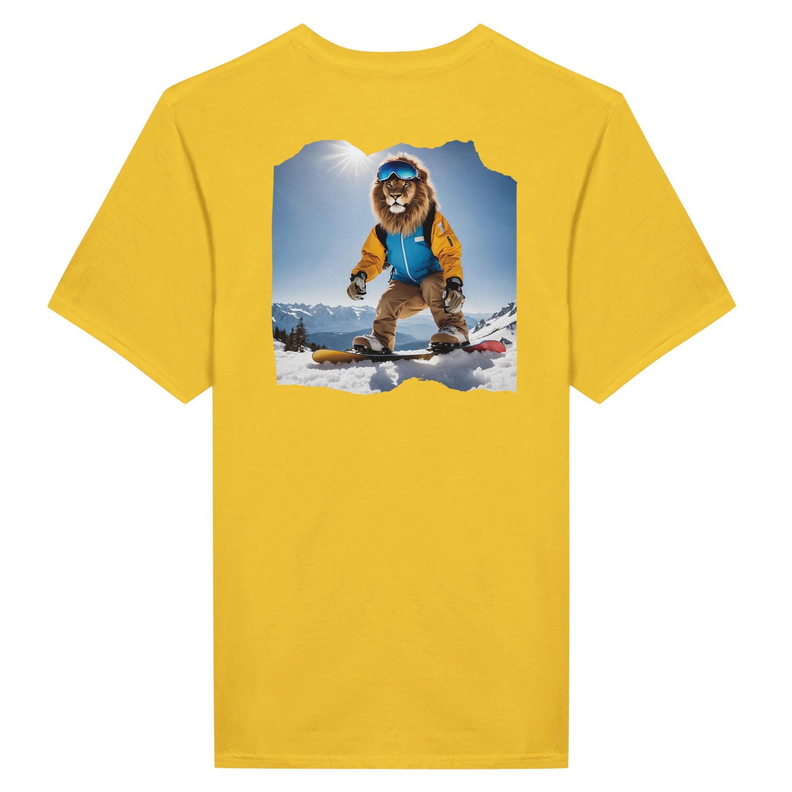 Powder Play Lion | T-Shirt Unisex - Tshirt-Fabriek.nl