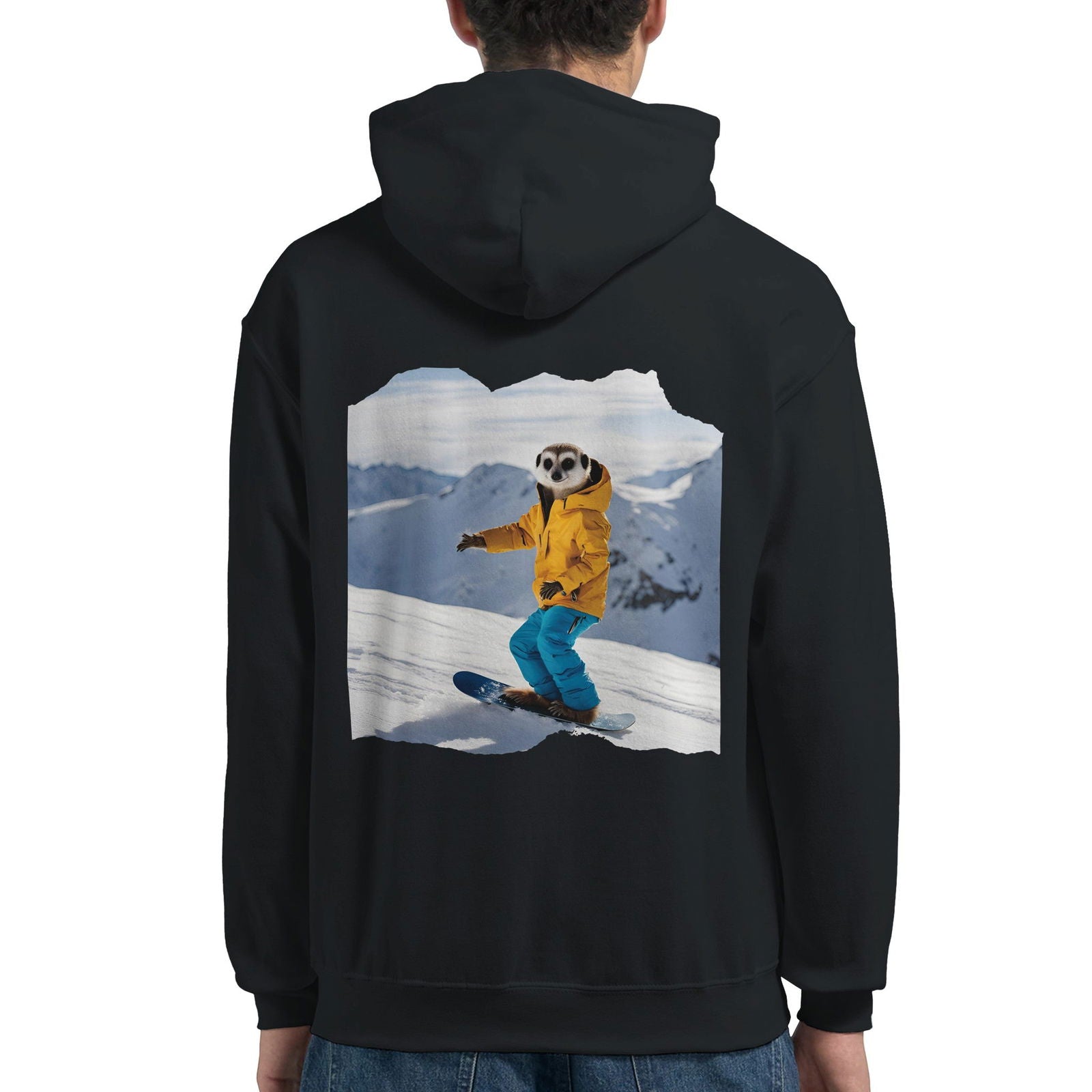 Powder Play Meerkat | Hoodie Unisex - Tshirt-Fabriek.nl