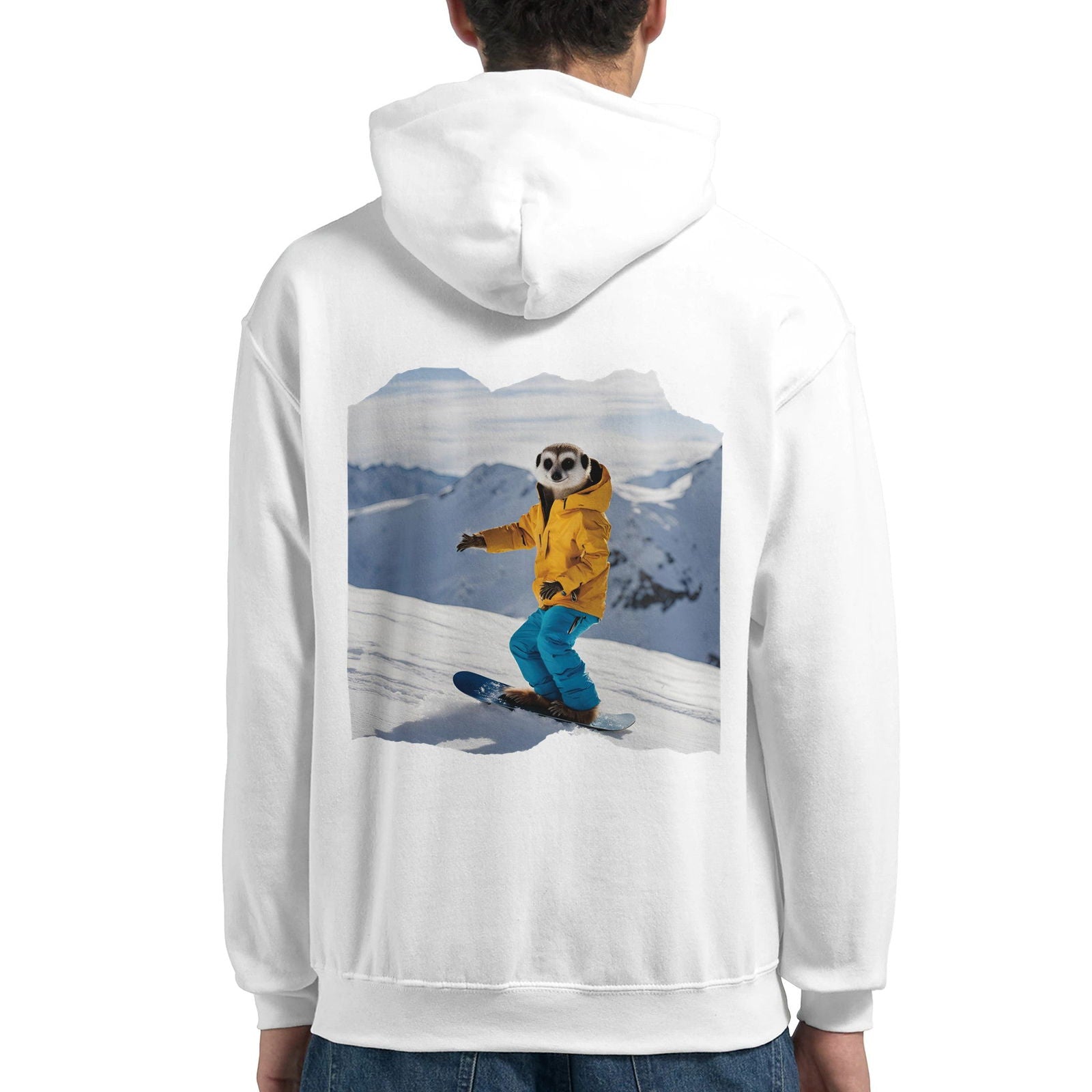 Powder Play Meerkat | Hoodie Unisex - Tshirt-Fabriek.nl