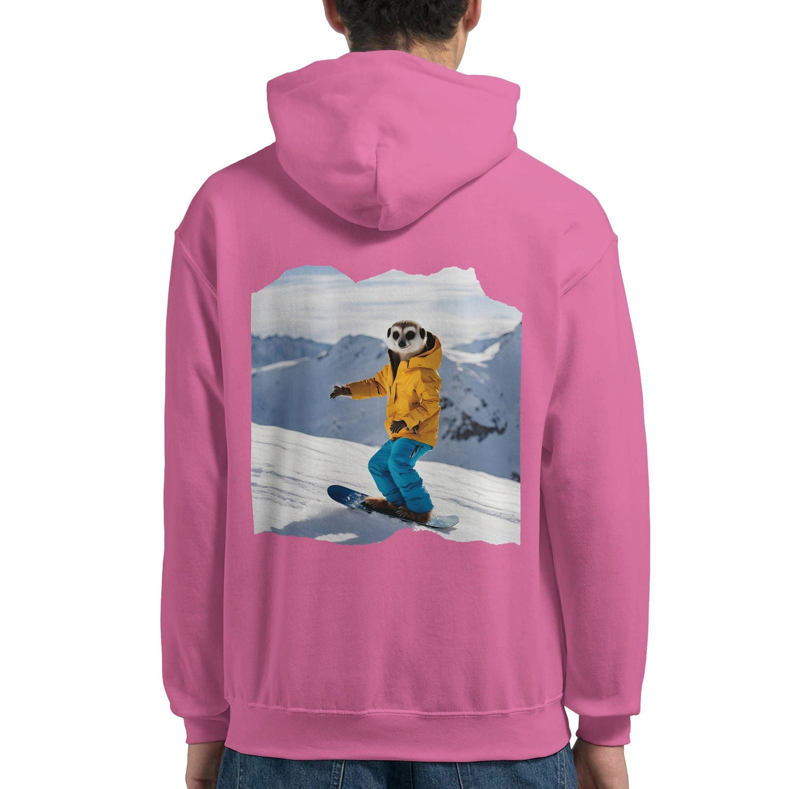 Powder Play Meerkat | Hoodie Unisex - Tshirt-Fabriek.nl