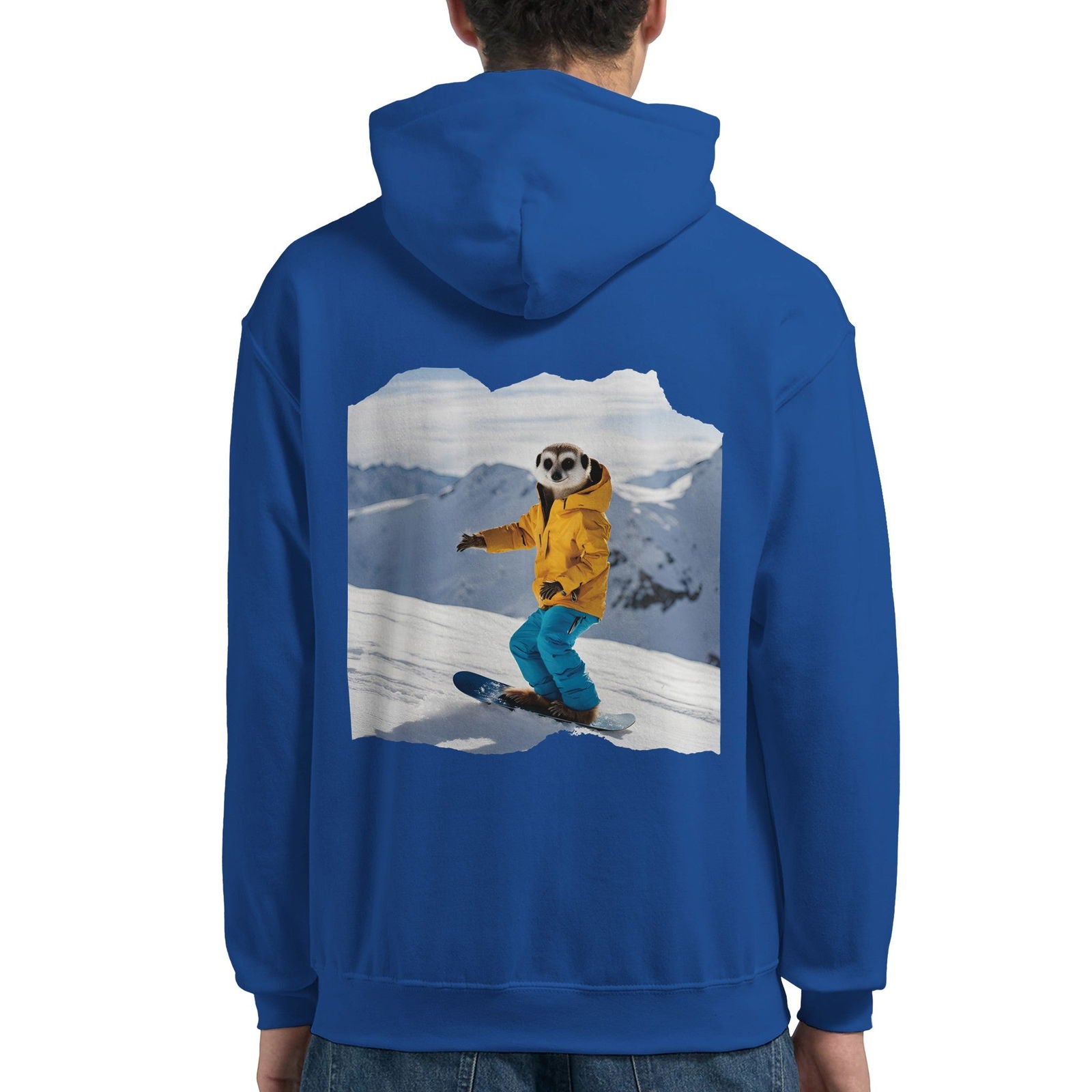 Powder Play Meerkat | Hoodie Unisex - Tshirt-Fabriek.nl