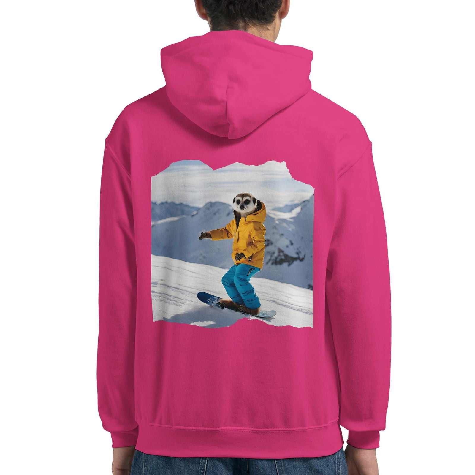 Powder Play Meerkat | Hoodie Unisex - Tshirt-Fabriek.nl