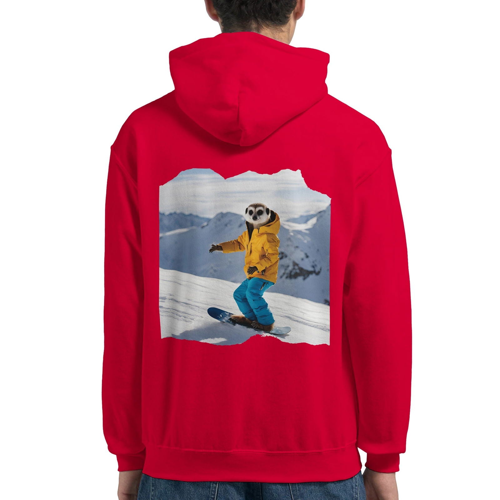 Powder Play Meerkat | Hoodie Unisex - Tshirt-Fabriek.nl