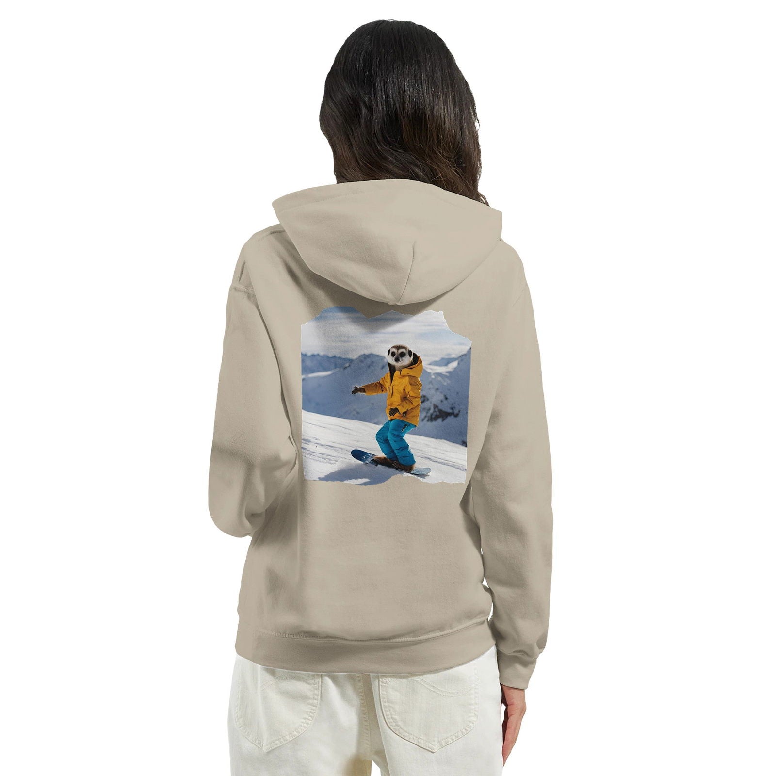 Powder Play Meerkat | Hoodie Unisex - Tshirt-Fabriek.nl