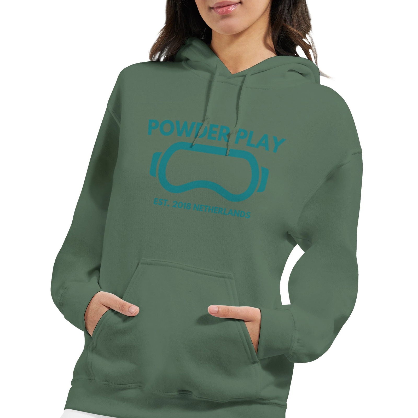 Powder Play Monkee | Hoodie Unisex - Tshirt-Fabriek.nl