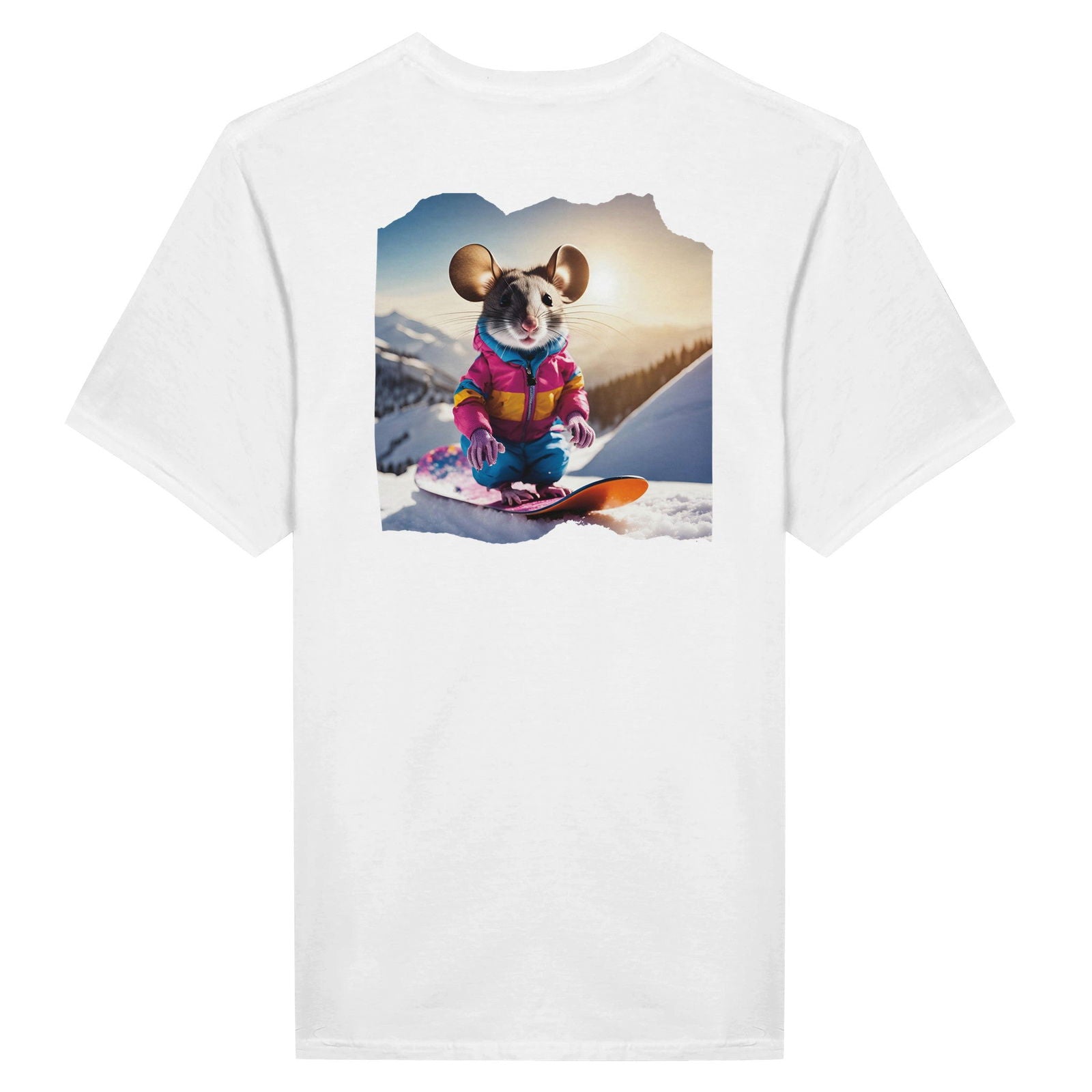 Powder Play Mouse | T-Shirt Unisex - Tshirt-Fabriek.nl