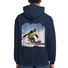 Powder Play Penguin | Hoodie Unisex