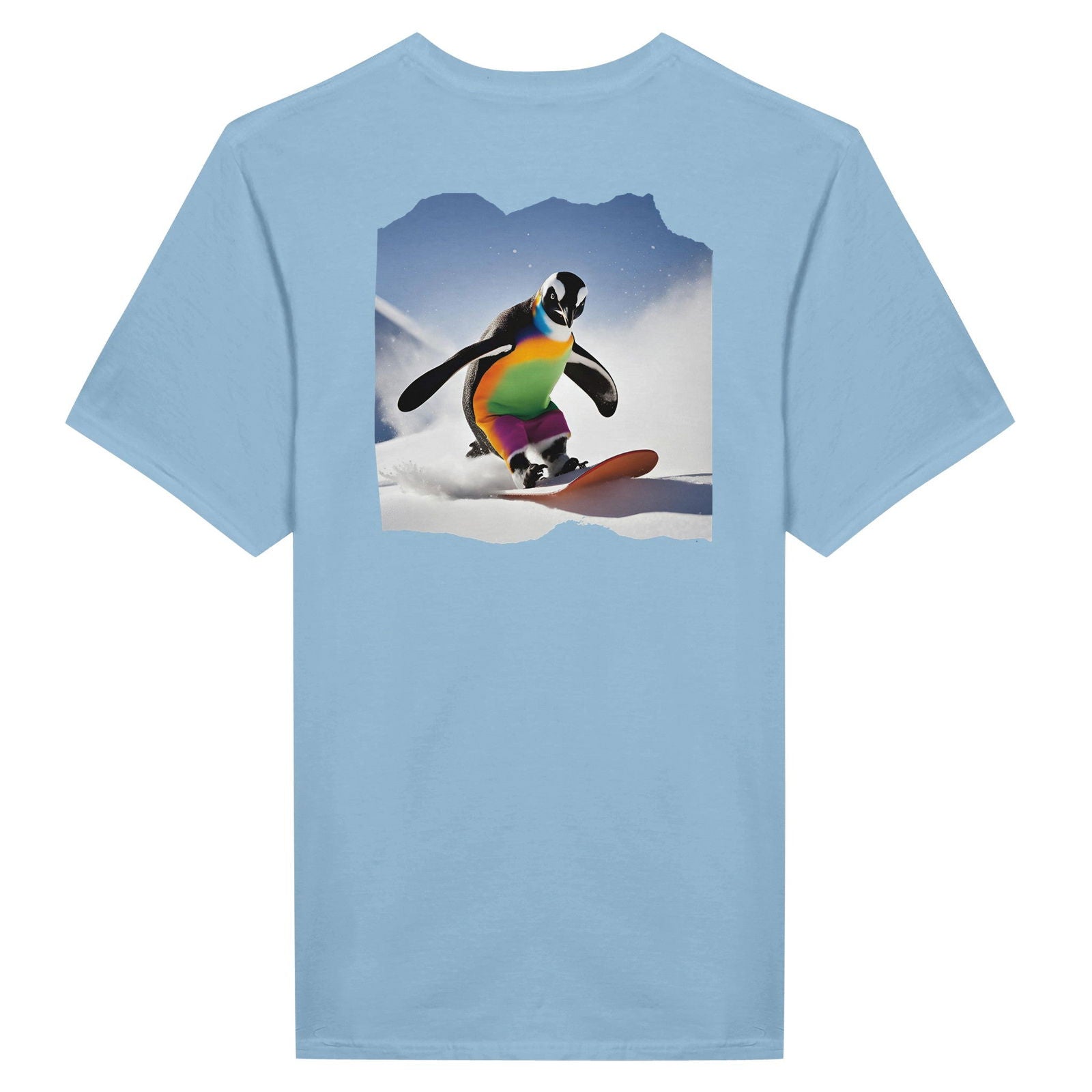 Powder Play Penquin | T-Shirt Unisex - Tshirt-Fabriek.nl