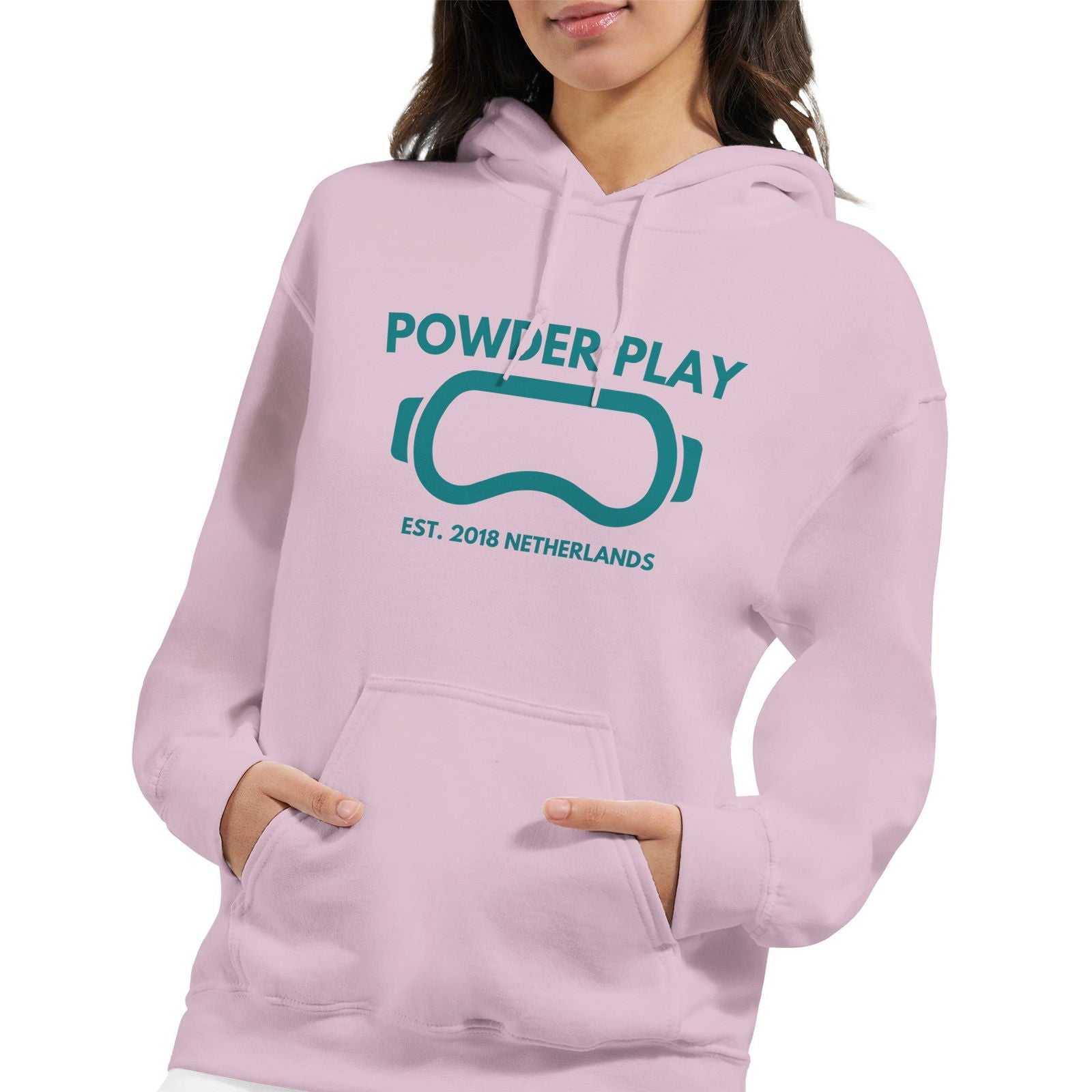 Powder Play Pig | Hoodie Unisex - Tshirt-Fabriek.nl