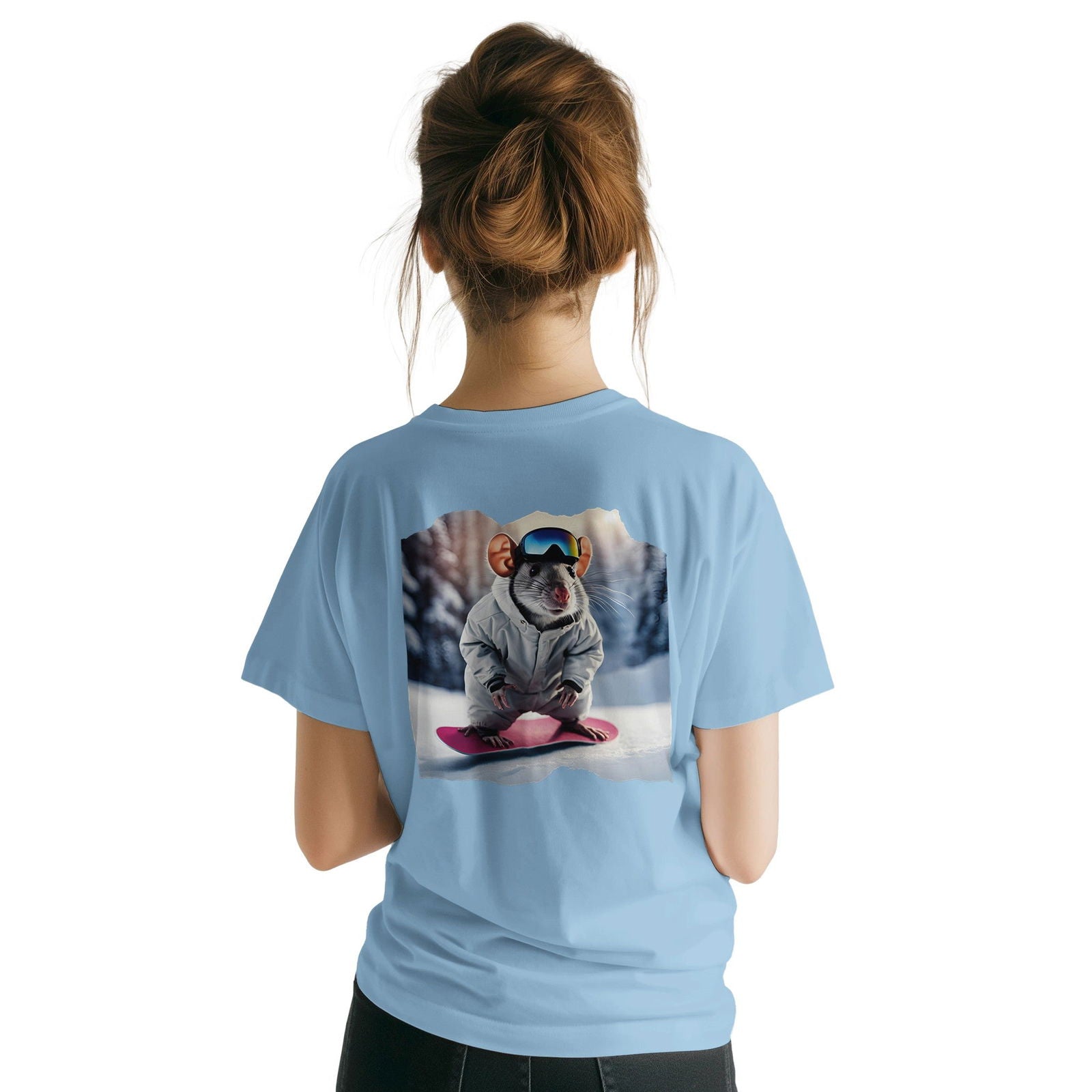 Powder Play Rat | T-Shirt Unisex - Tshirt-Fabriek.nl