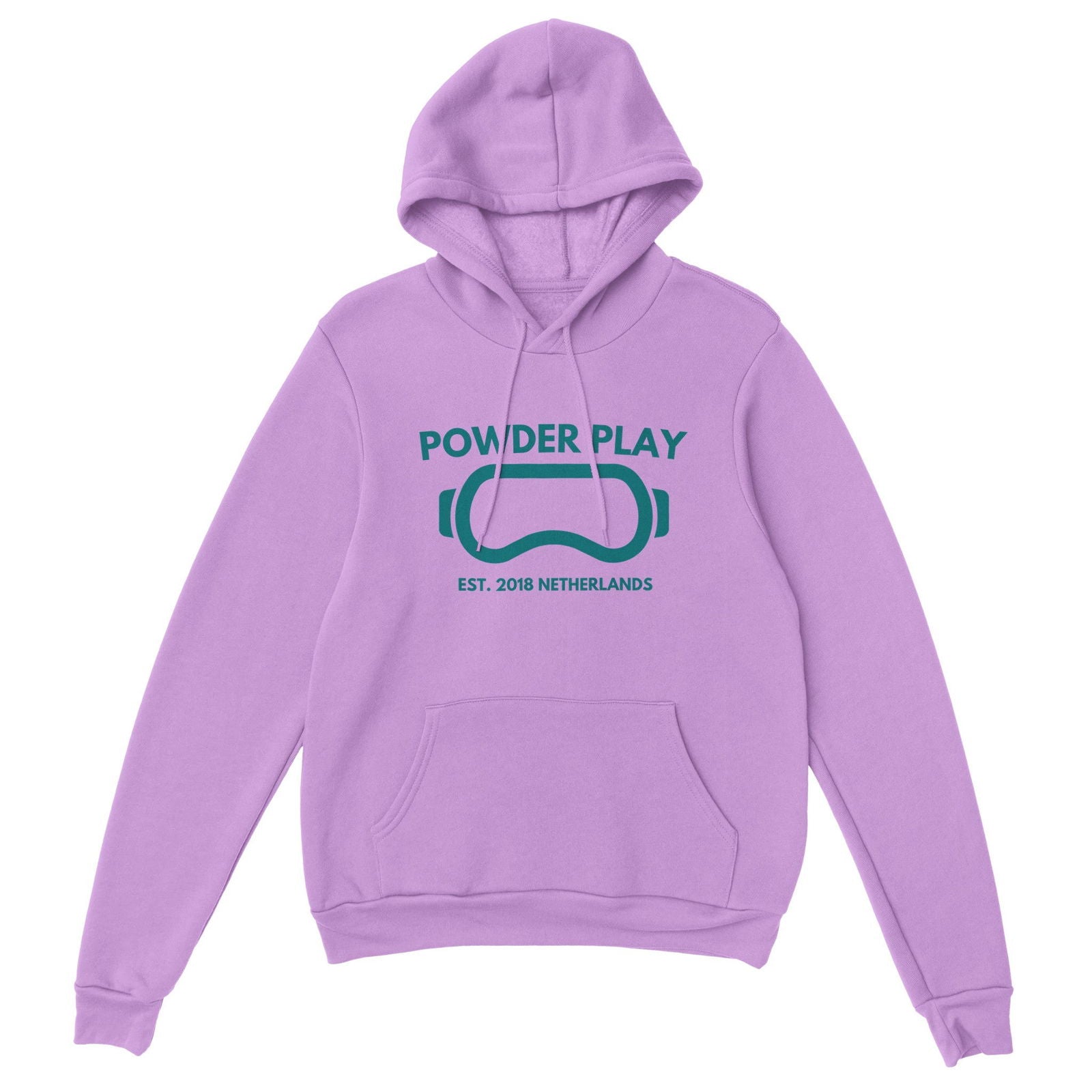 Powder Play Sloth | Hoodie Unisex - Tshirt-Fabriek.nl