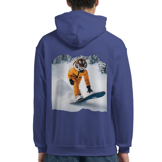 Powder Play Tiger | Hoodie Unisex - Tshirt-Fabriek.nl