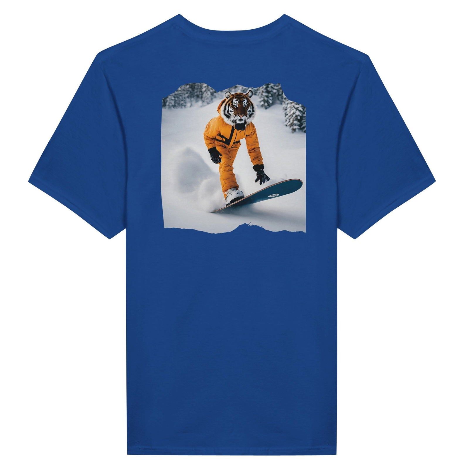 Powder Play Tiger | T-Shirt Unisex - Tshirt-Fabriek.nl