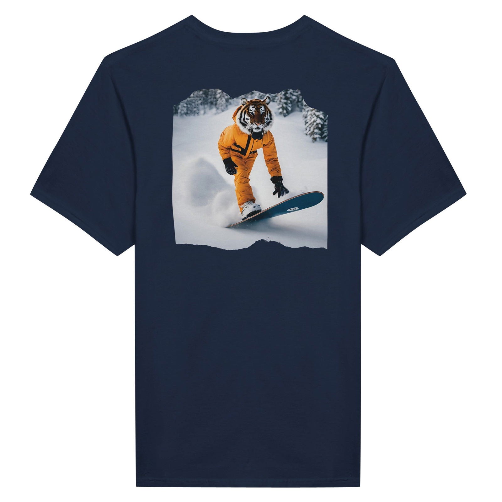 Powder Play Tiger | T-Shirt Unisex - Tshirt-Fabriek.nl