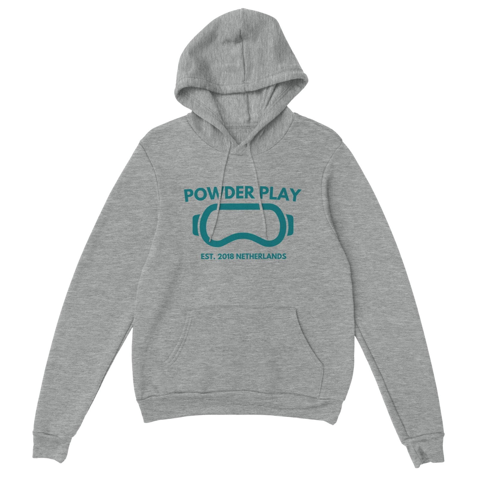 Powder Play Wolf | Hoodie Unisex - Tshirt-Fabriek.nl