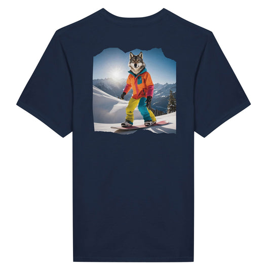 Powder Play Wolf | T-Shirt Unisex - Tshirt-Fabriek.nl