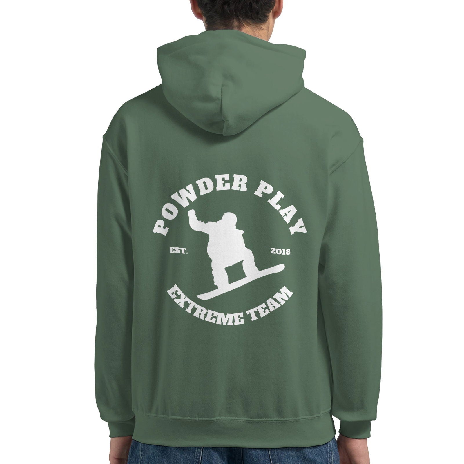 Powder Play Xtreme | Hoodie Unisex - Tshirt-Fabriek.nl