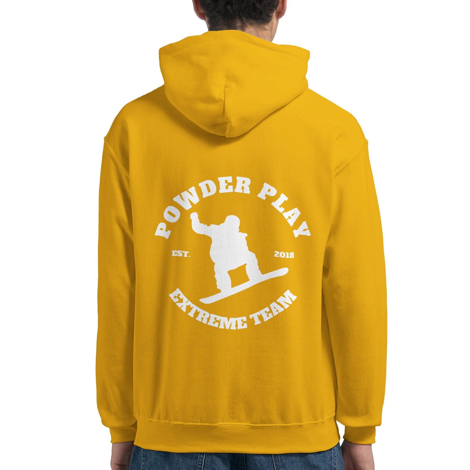 Powder Play Xtreme | Hoodie Unisex - Tshirt-Fabriek.nl