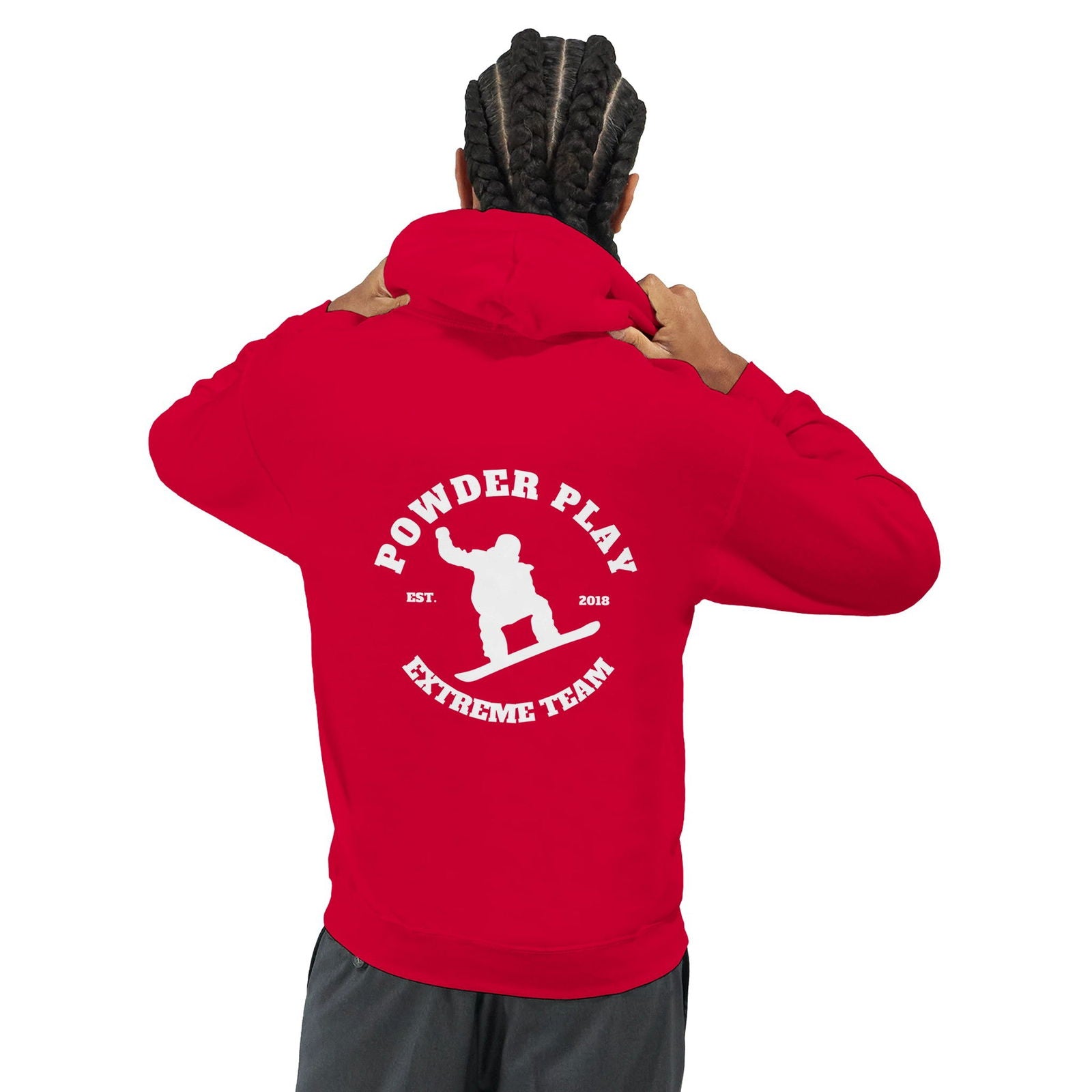 Powder Play Xtreme | Hoodie Unisex - Tshirt-Fabriek.nl