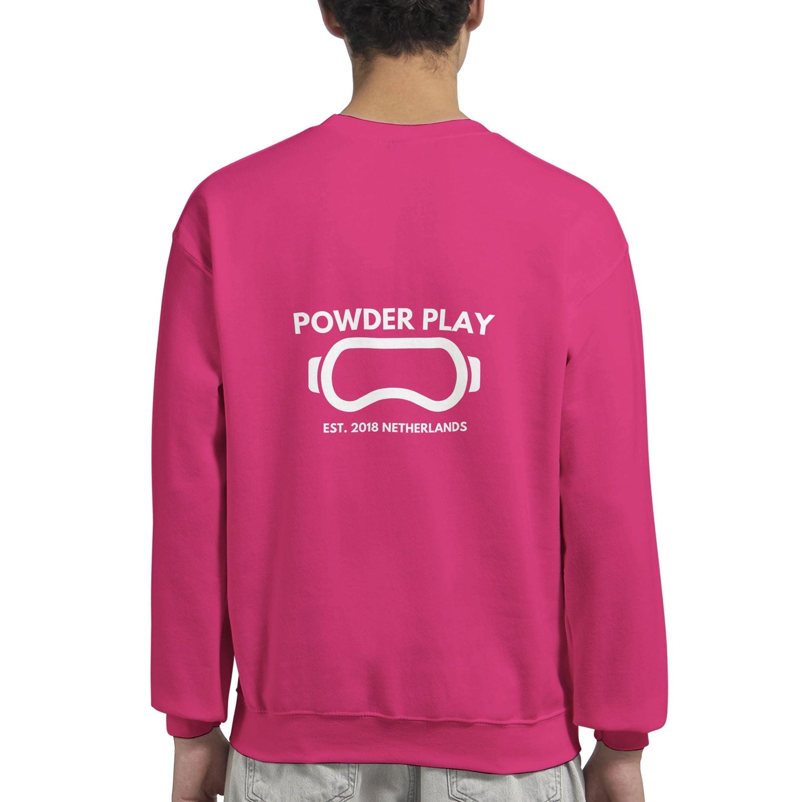 Powder Play back | Trui Unisex - Tshirt-Fabriek.nl