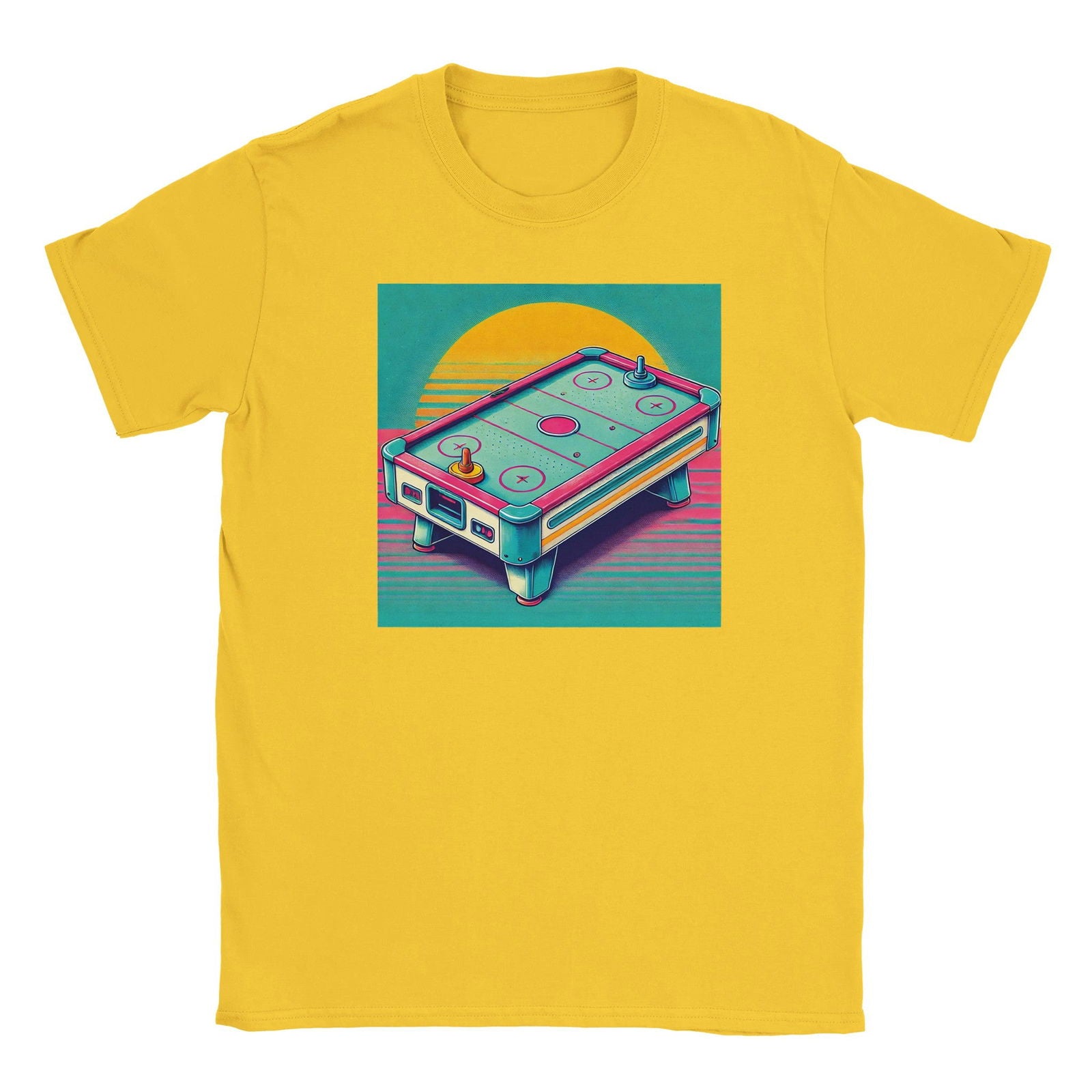 Retro Air-Hockey | T-Shirt Unisex - Tshirt-Fabriek.nl