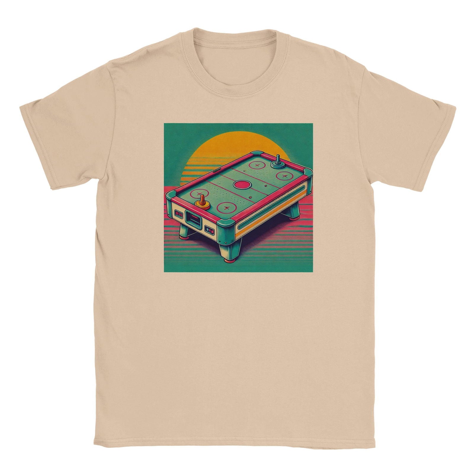 Retro Air-Hockey | T-Shirt Unisex - Tshirt-Fabriek.nl