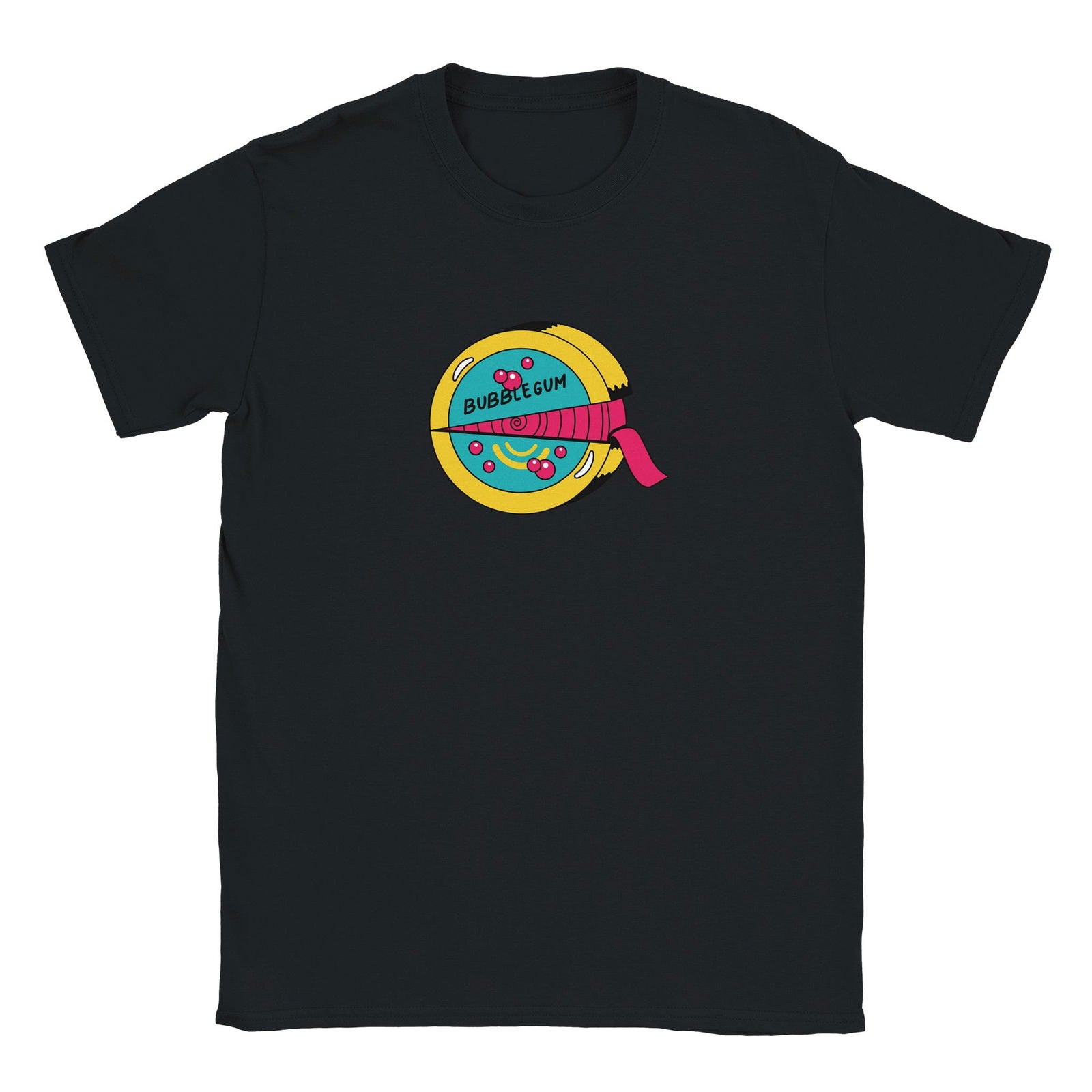 Retro Bubblegum roll | T-Shirt Unisex - Tshirt-Fabriek.nl