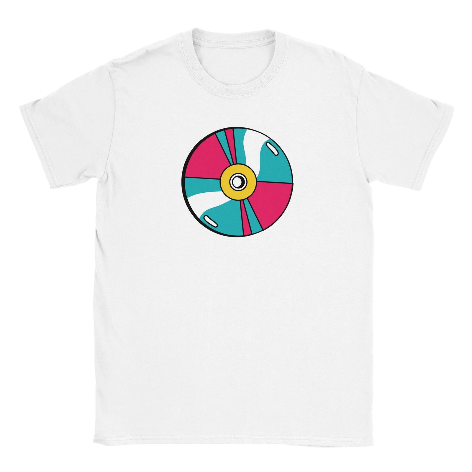 Retro CD-rom | T-Shirt Unisex - Tshirt-Fabriek.nl