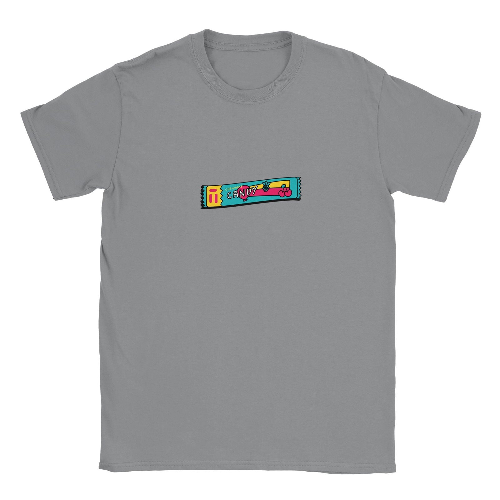 Retro Candy bar | T-Shirt Unisex - Tshirt-Fabriek.nl