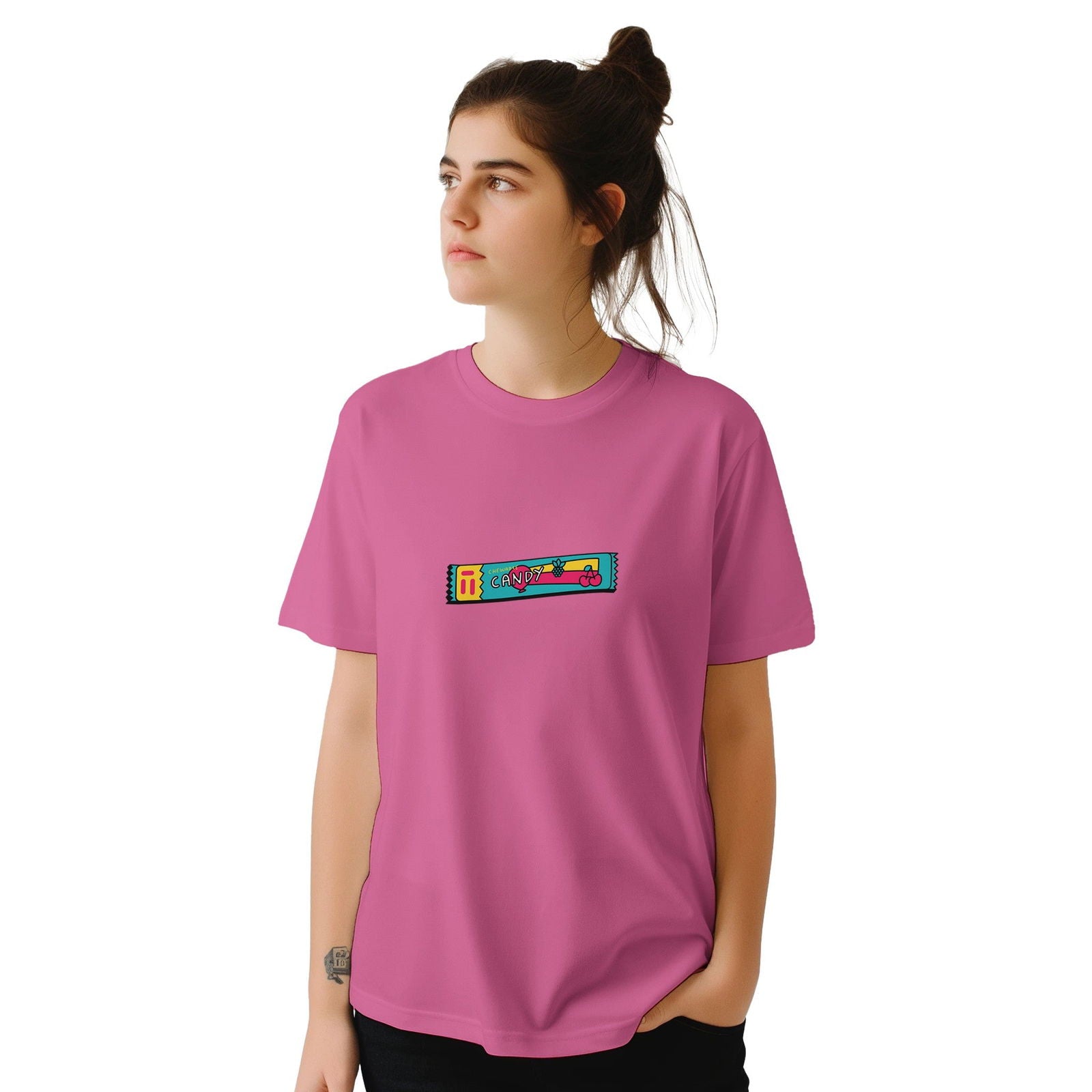 Retro Candy bar | T-Shirt Unisex - Tshirt-Fabriek.nl