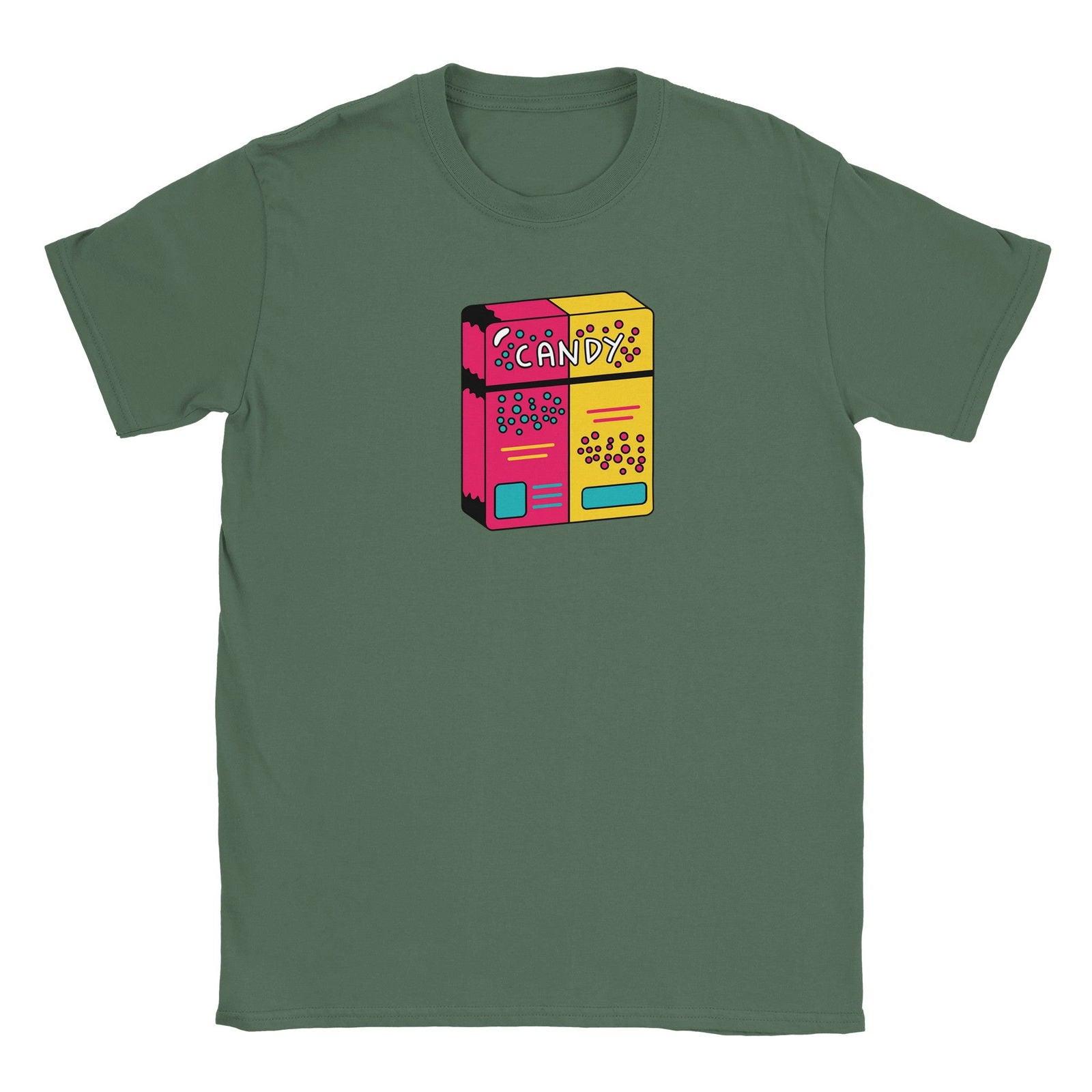 Retro Candy box | T-Shirt Unisex - Tshirt-Fabriek.nl