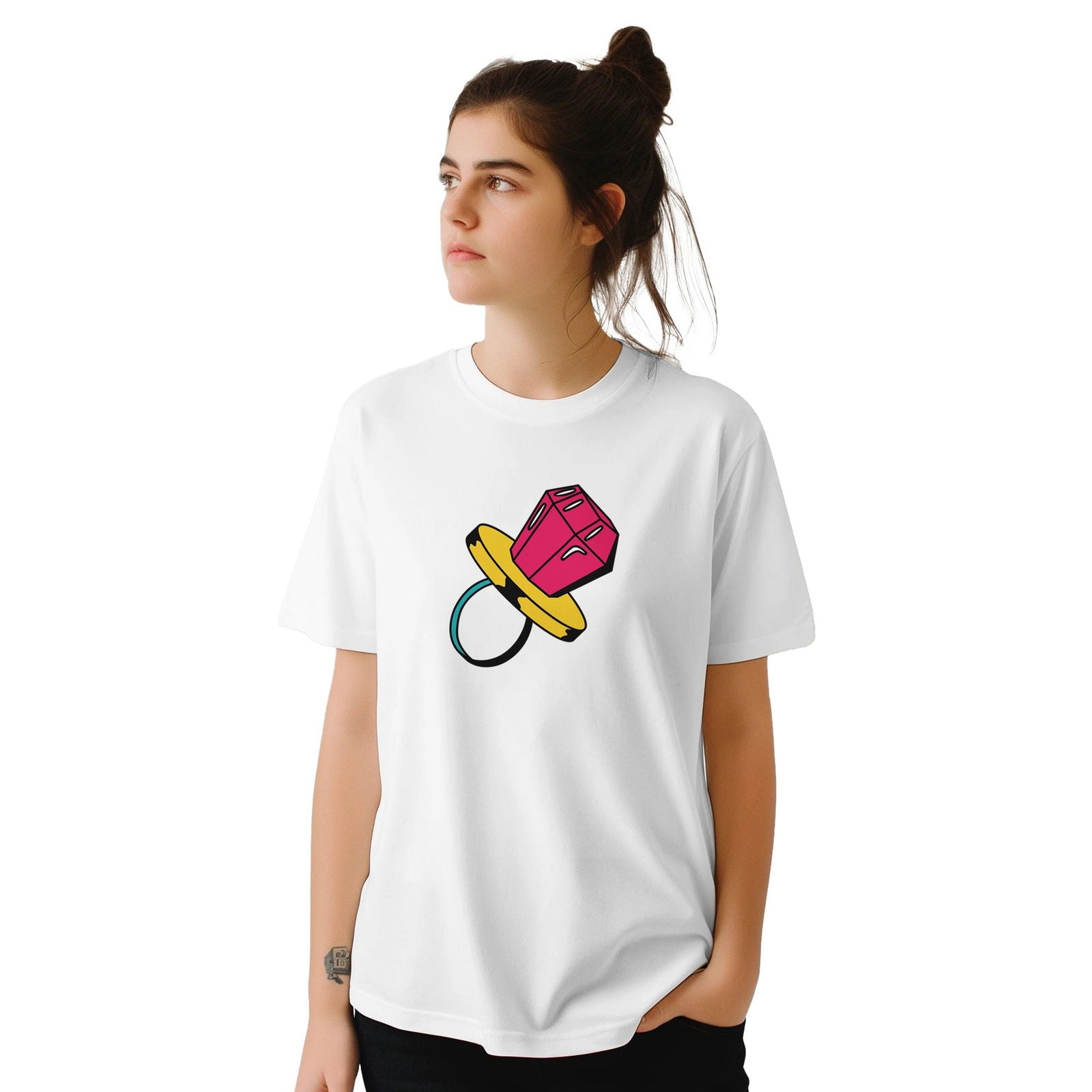 Retro Candy ring  | T-Shirt Unisex - Tshirt-Fabriek.nl