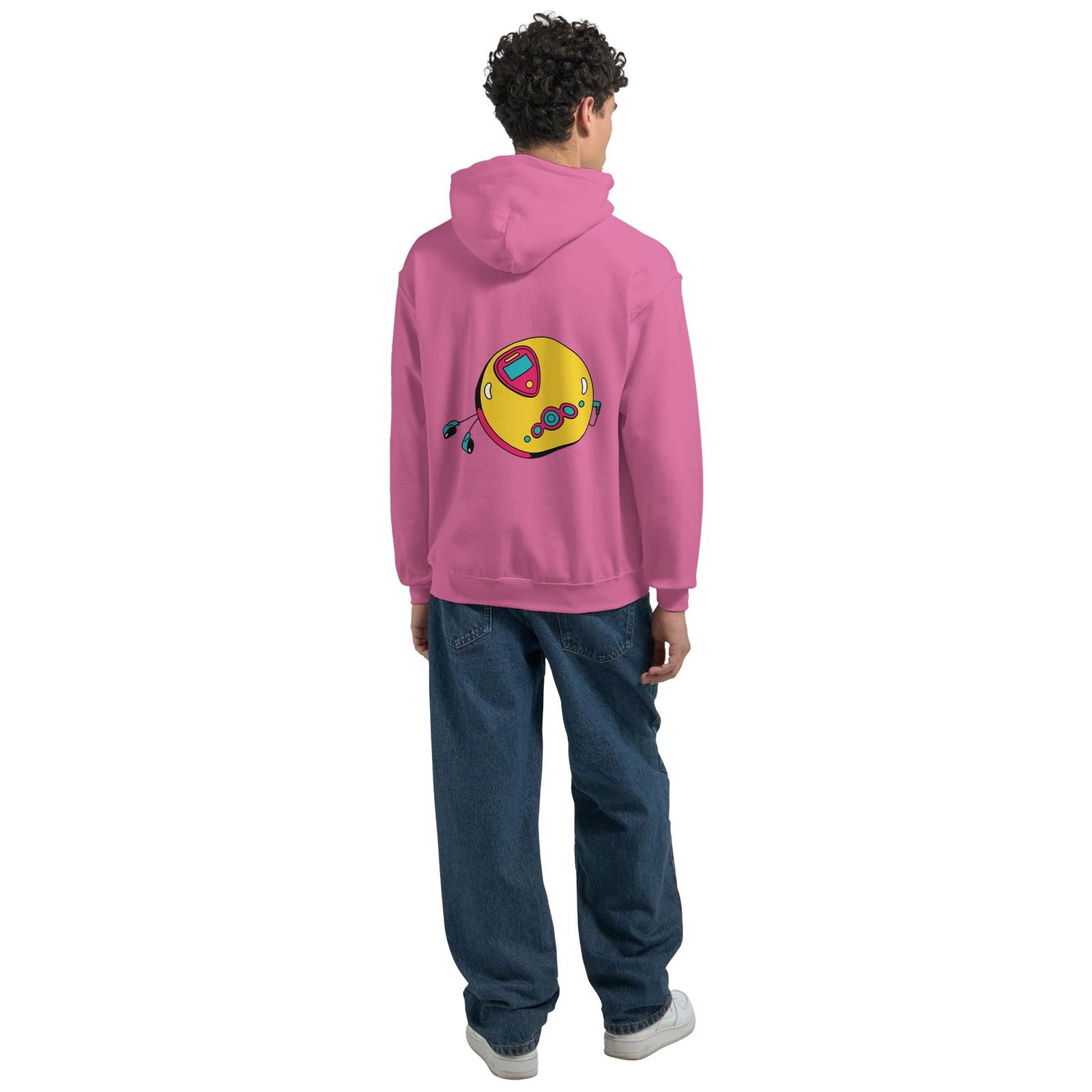 Retro Discman | Hoodie Unisex - Tshirt-Fabriek.nl