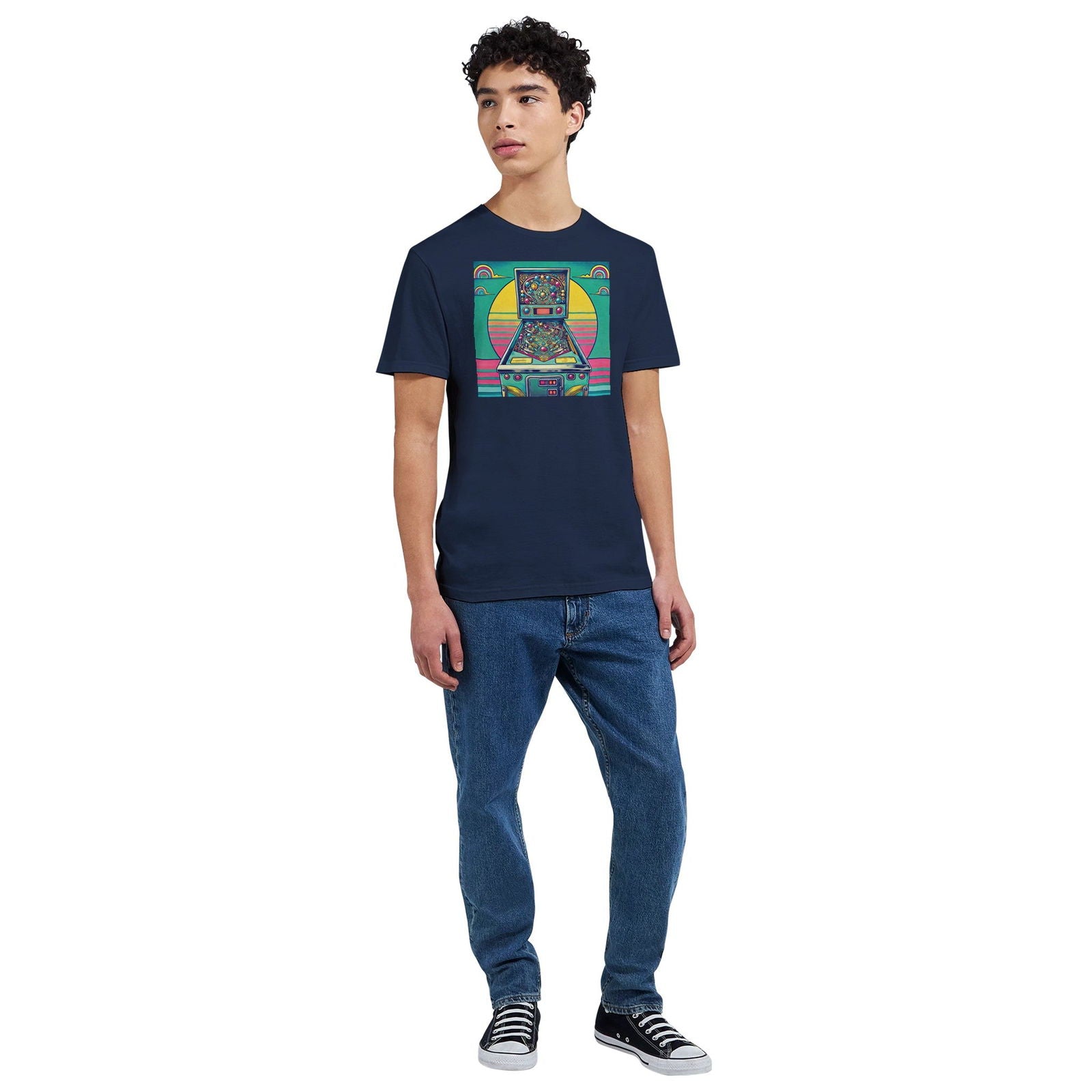 Retro Flipperkast | T-Shirt Unisex - Tshirt-Fabriek.nl