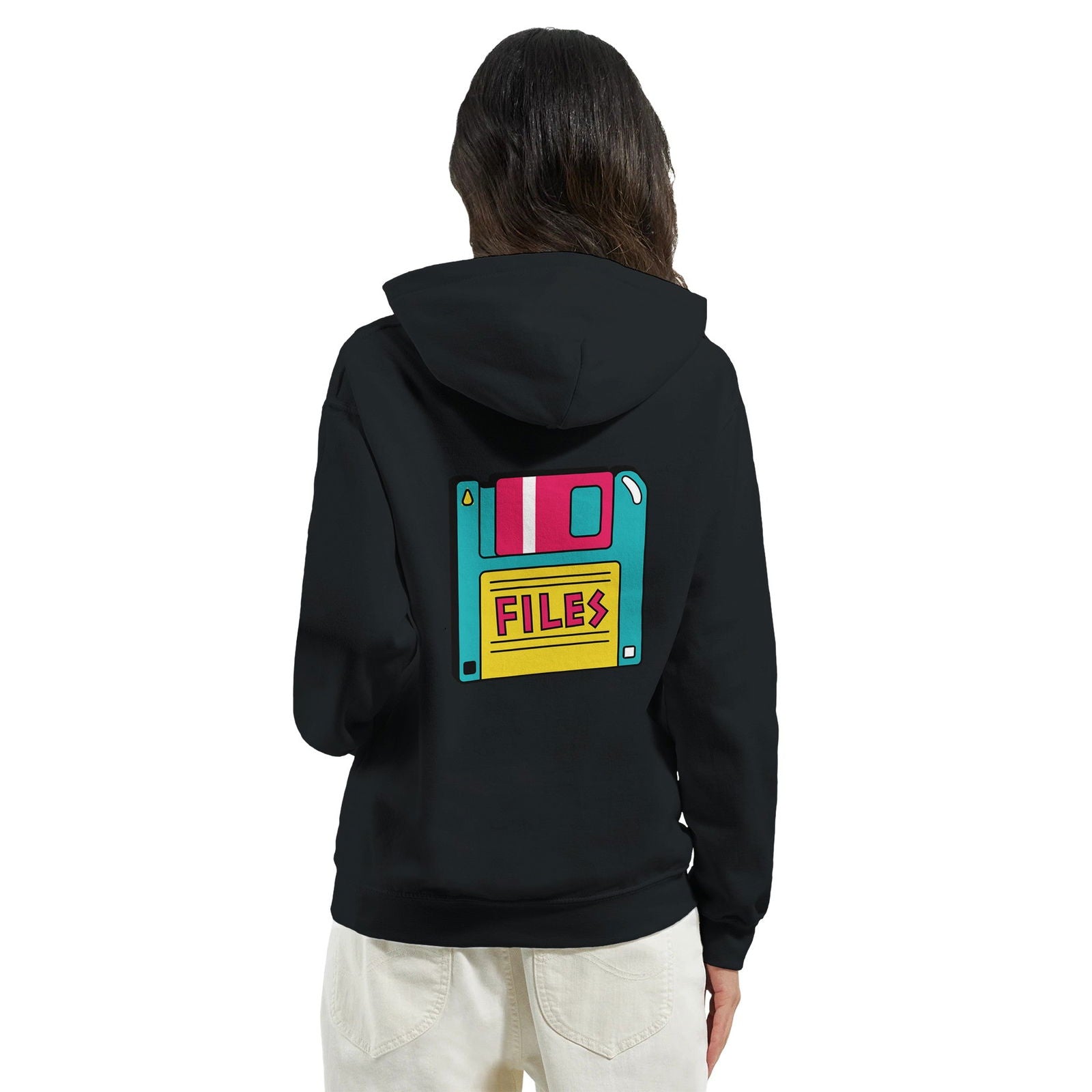 Retro Floppy disc | Hoodie Unisex - Tshirt-Fabriek.nl