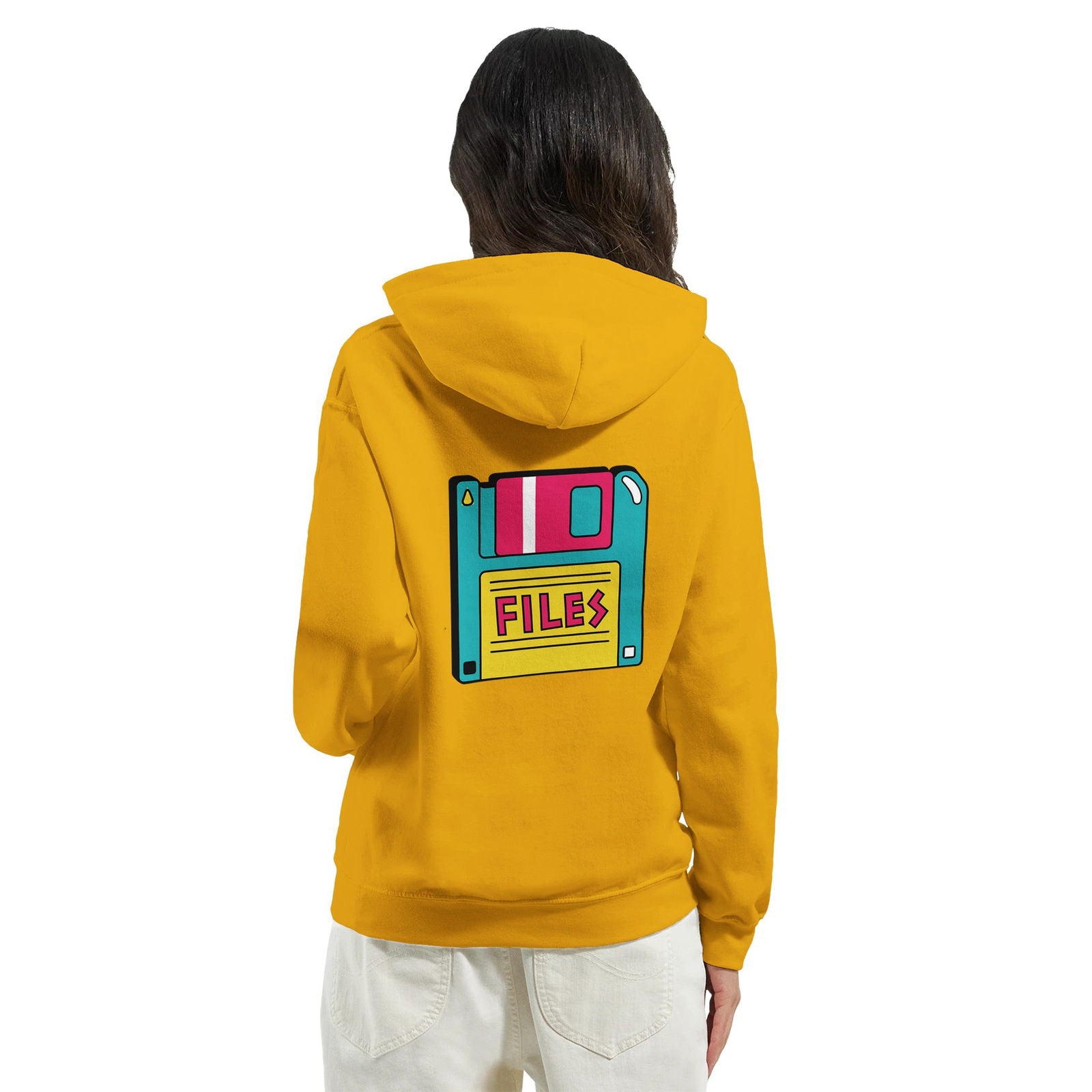 Retro Floppy disc | Hoodie Unisex - Tshirt-Fabriek.nl