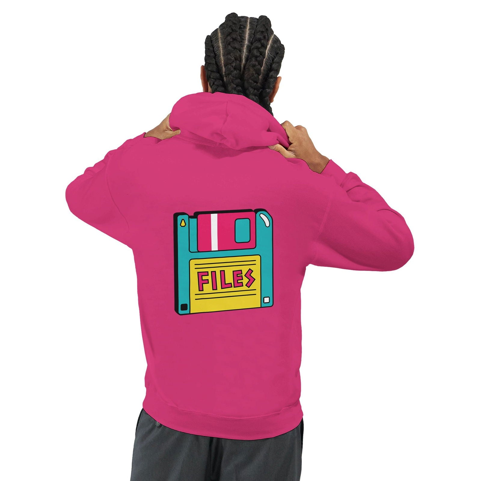 Retro Floppy disc | Hoodie Unisex - Tshirt-Fabriek.nl