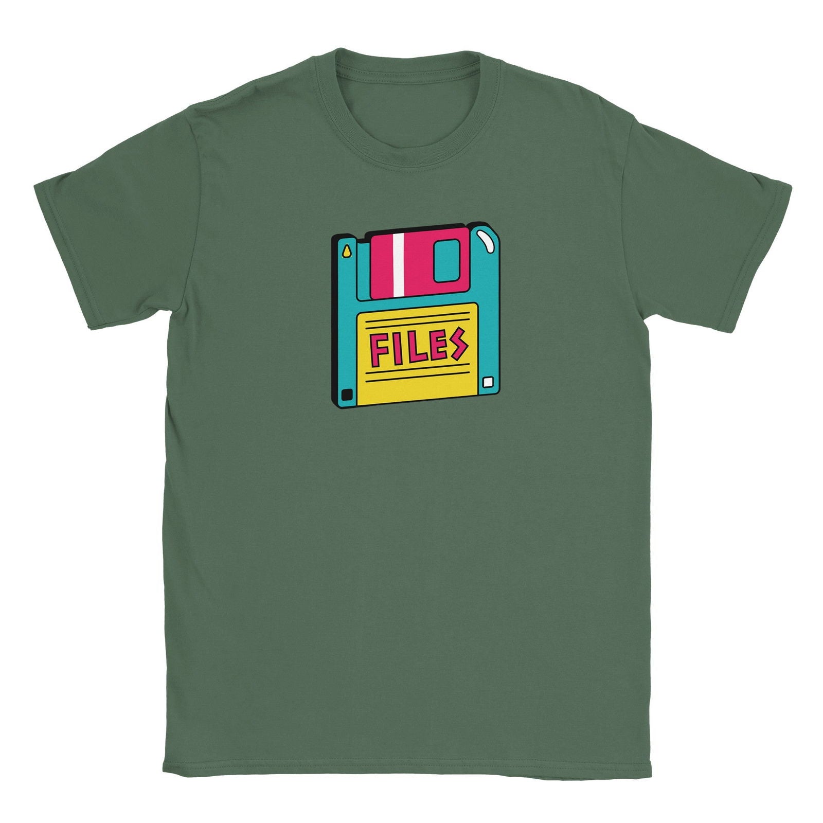 Retro Floppy disc | T-Shirt Unisex - Tshirt-Fabriek.nl